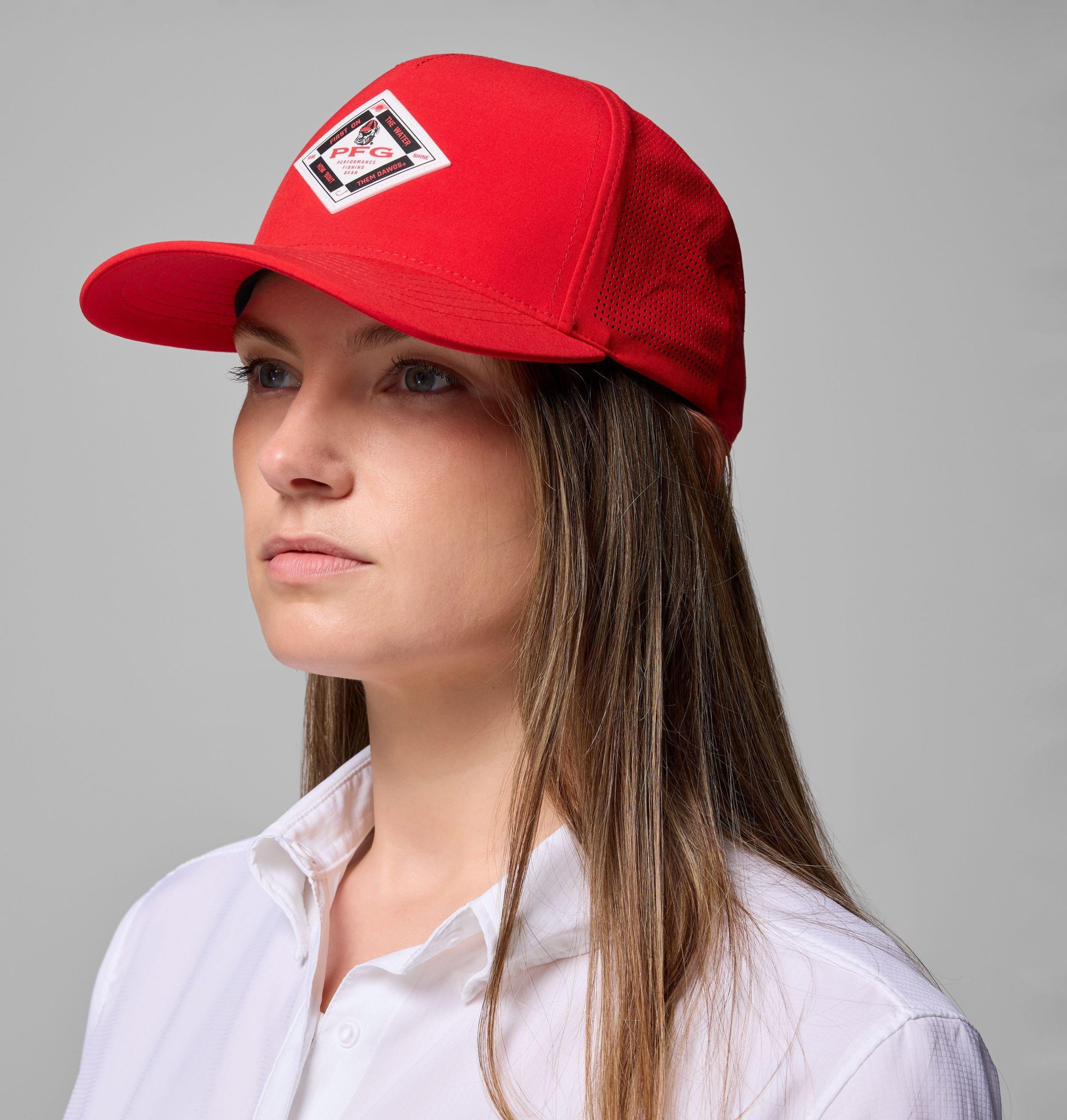 collegiate pfg elite 3d stretch snap back – georgia