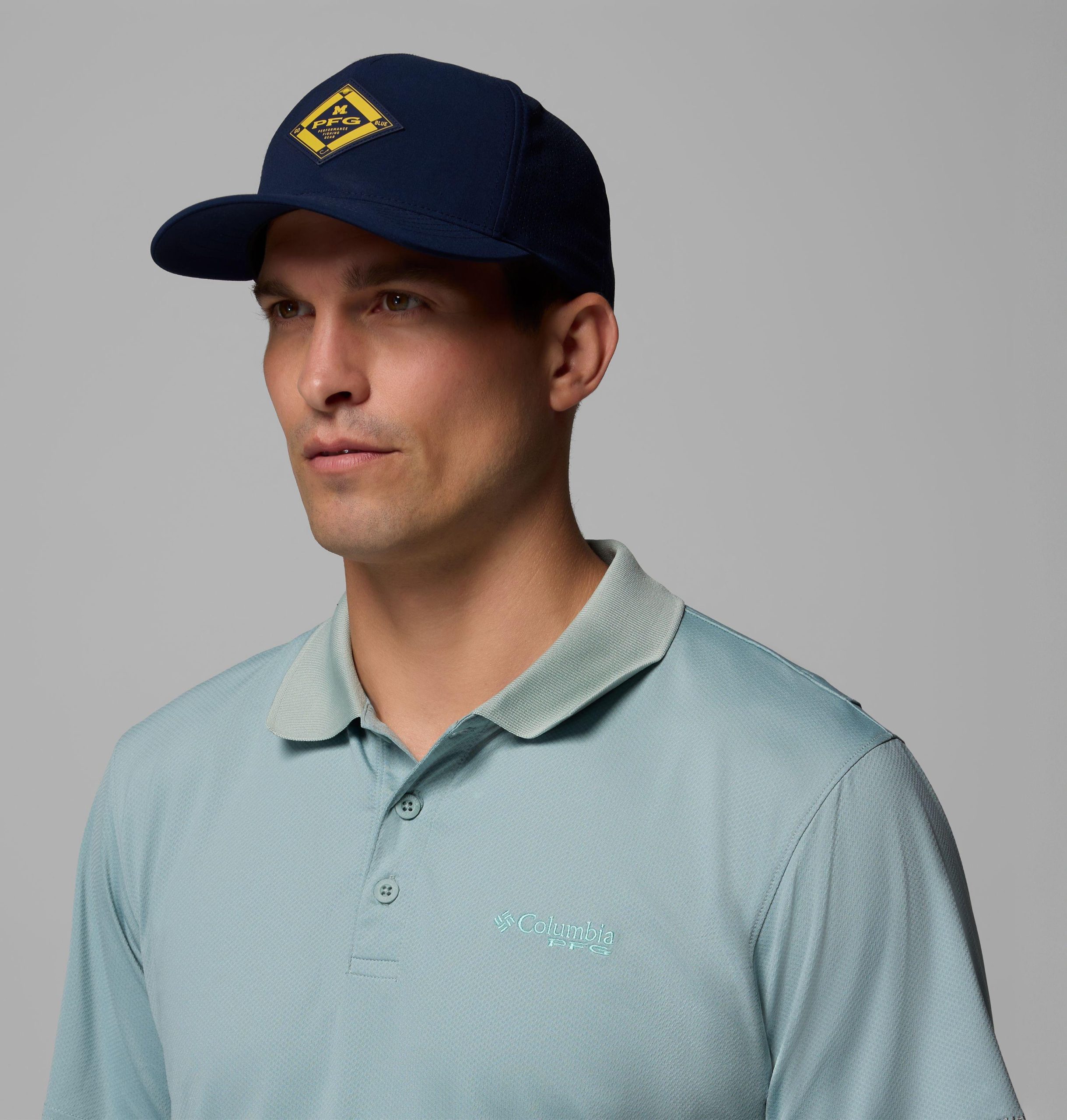 collegiate pfg elite 3d stretch snap back – michigan