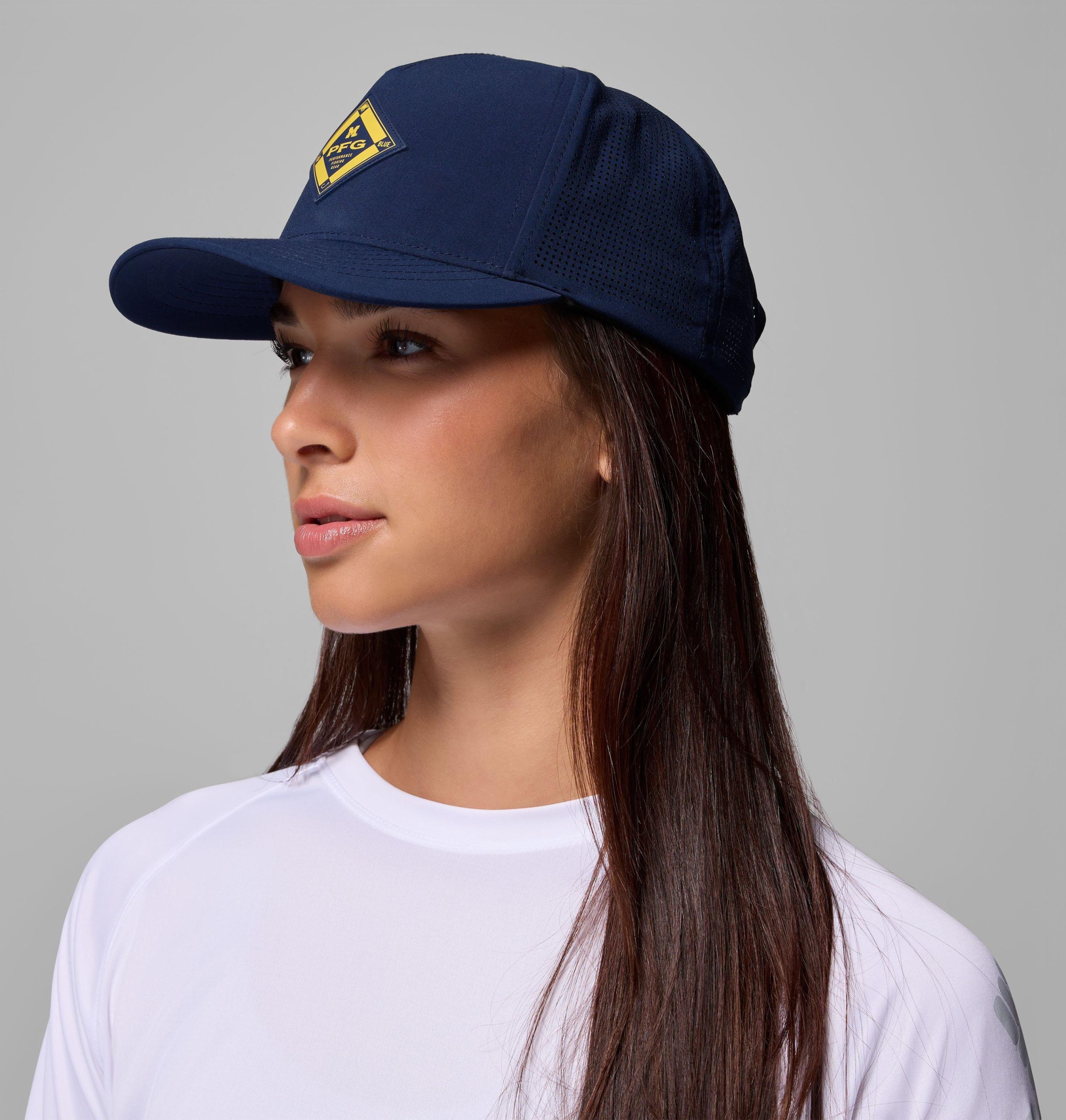collegiate pfg elite 3d stretch snap back – michigan