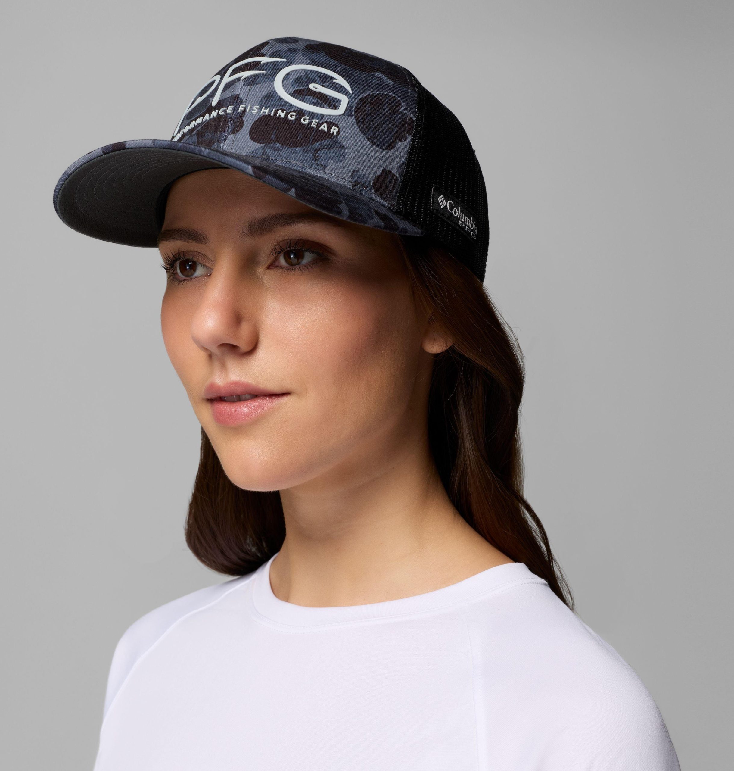 pfg camo snap back ballcaps