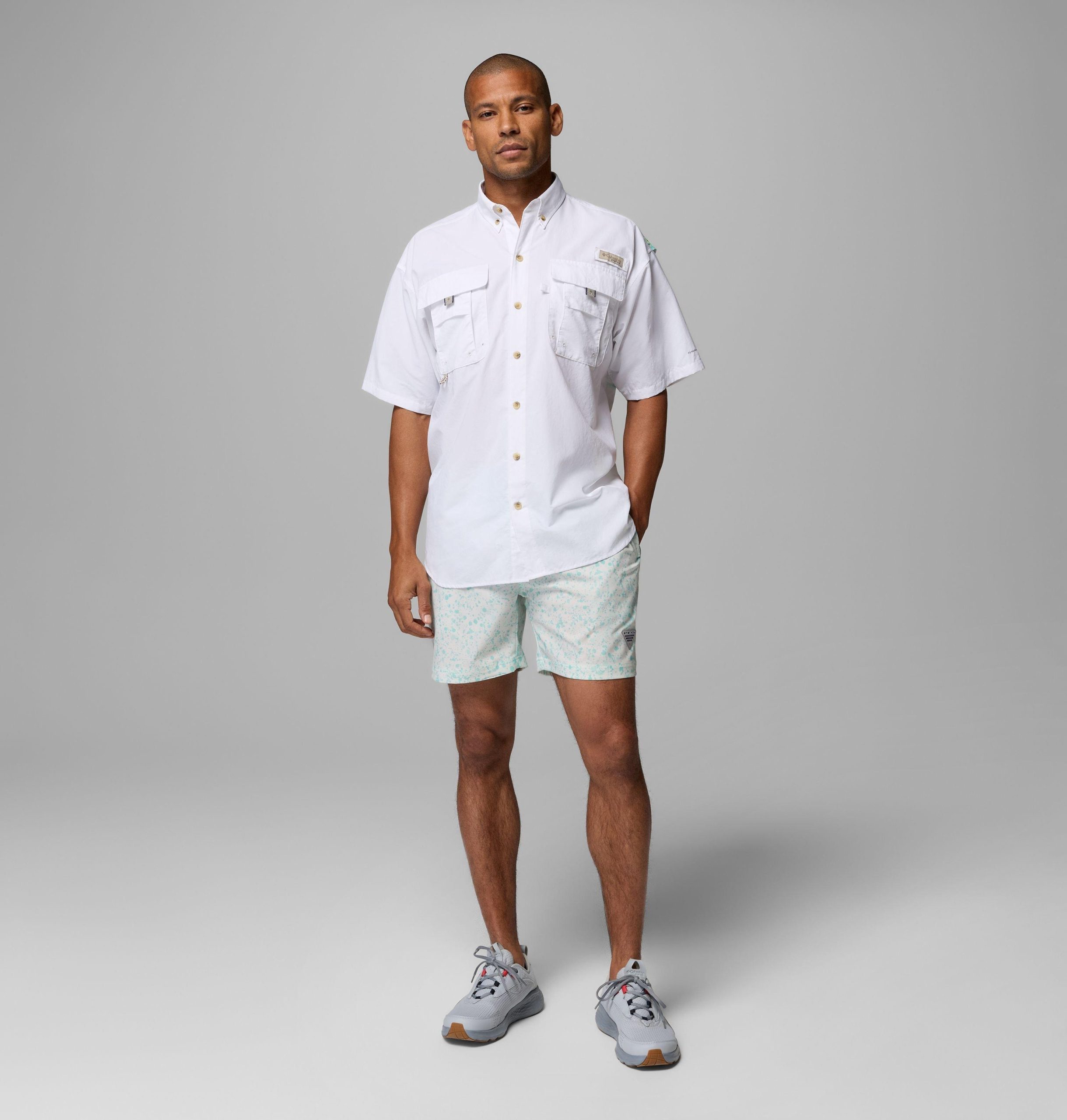 herre pfg rambler x bentley-shorts med trykk