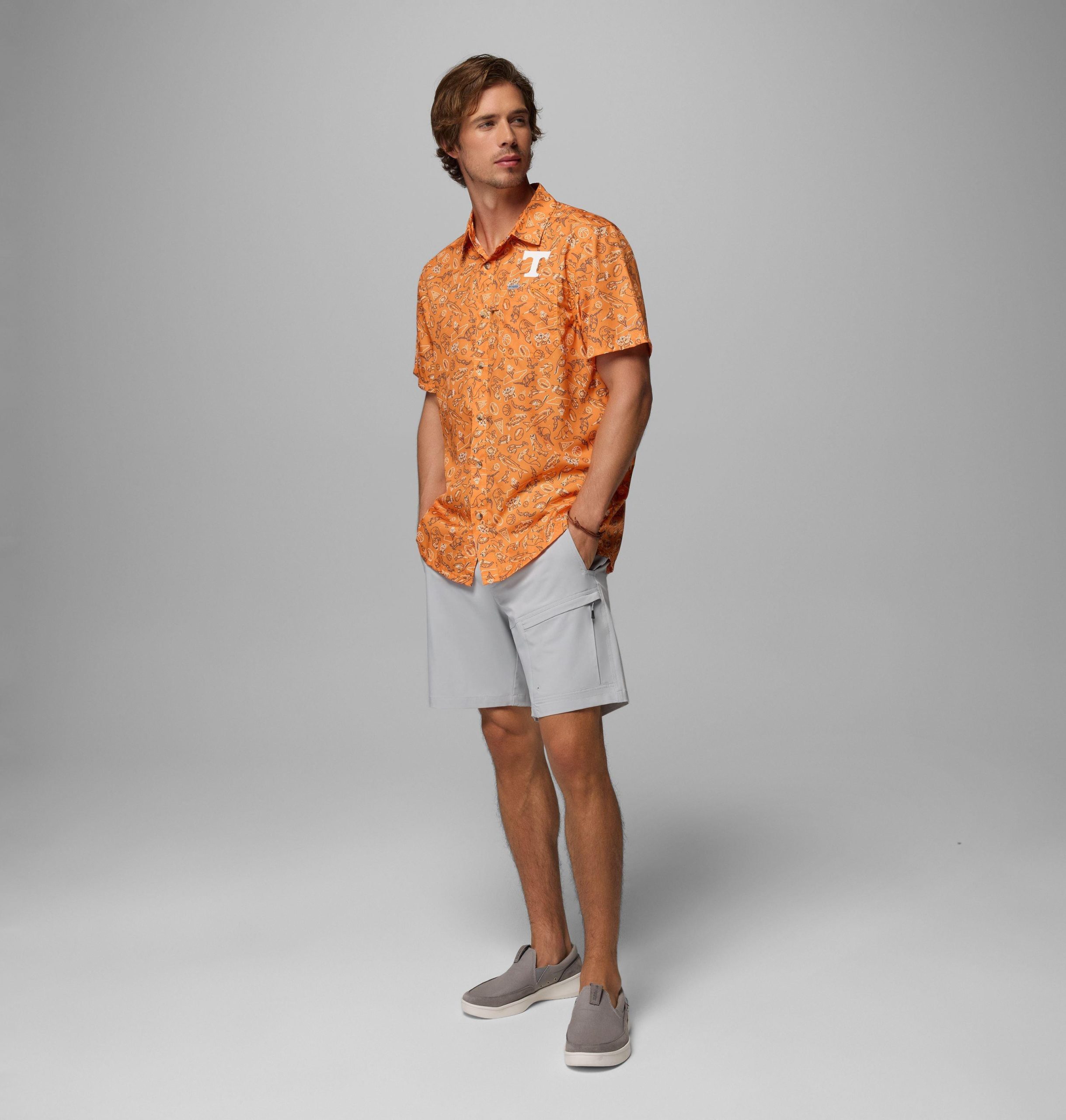 herre collegiate pfg super slack tide-skjorte – tennessee