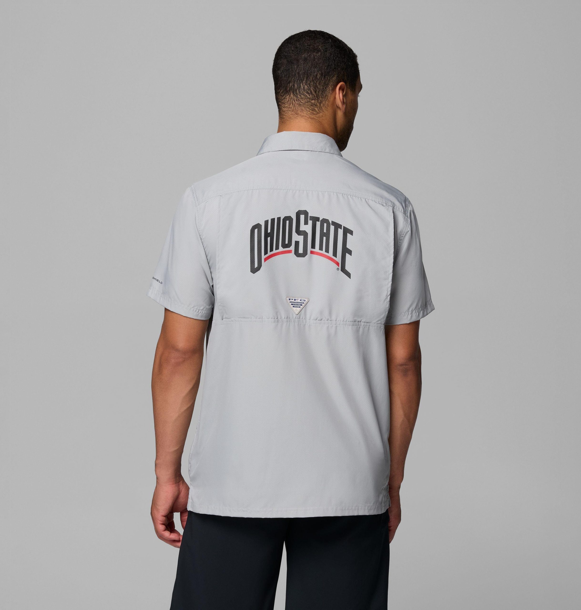 herre collegiate pfg slack tide camp-skjorte – ohio state