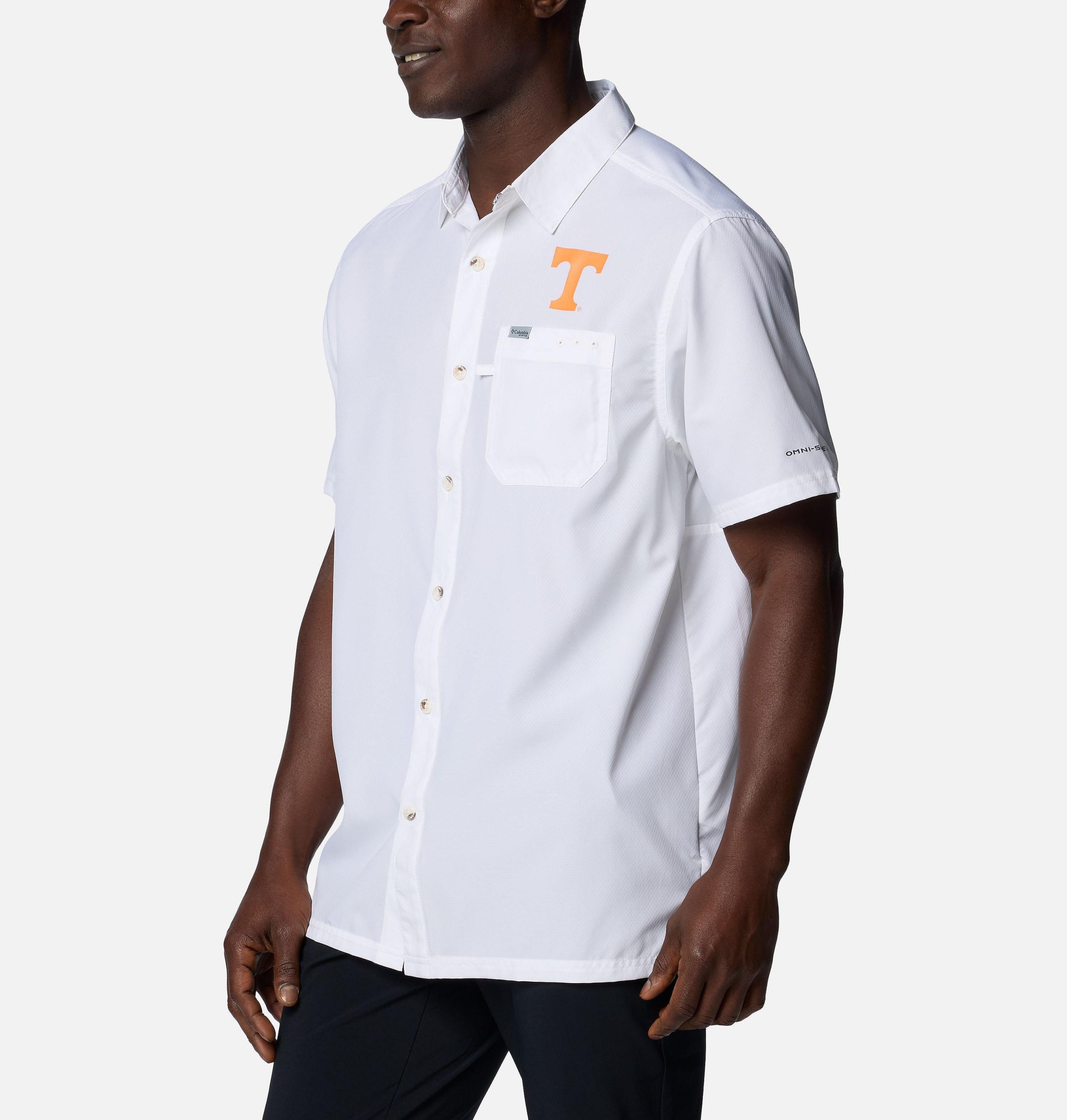 herre collegiate pfg slack tide camp-skjorte – tennessee