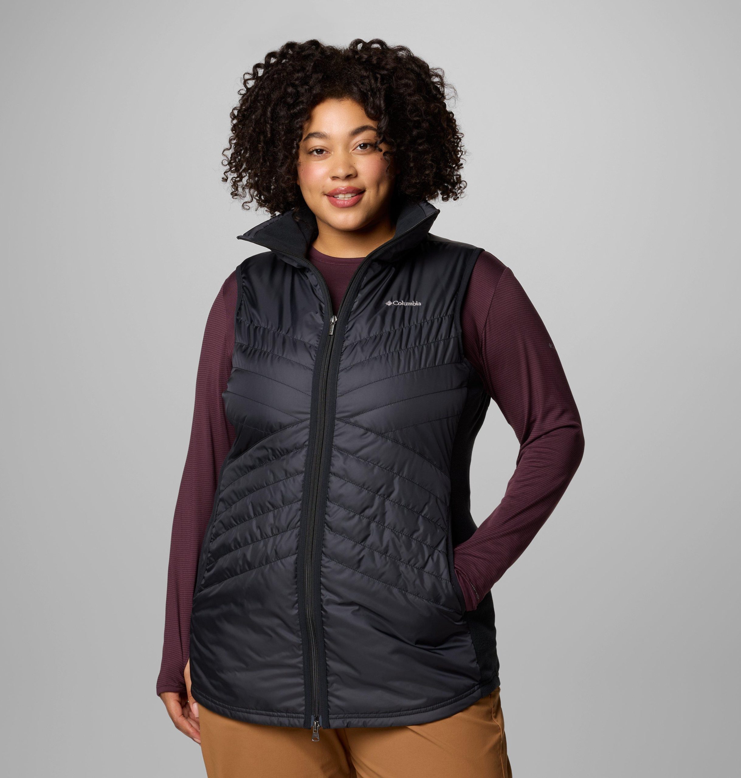 dame mix it around lang vest ii – plus size