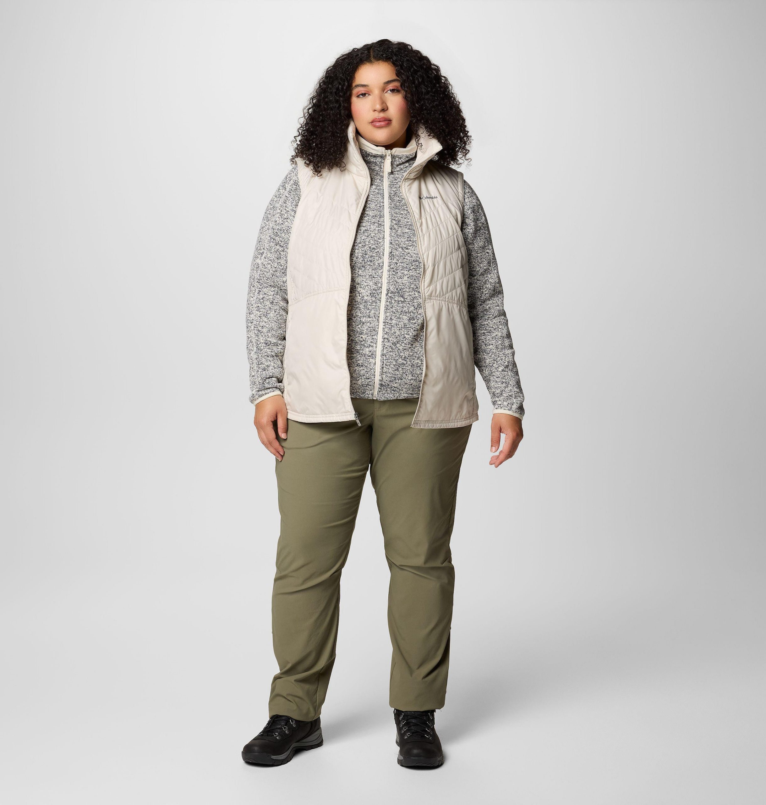 dame mix it around-vest iii – plus size