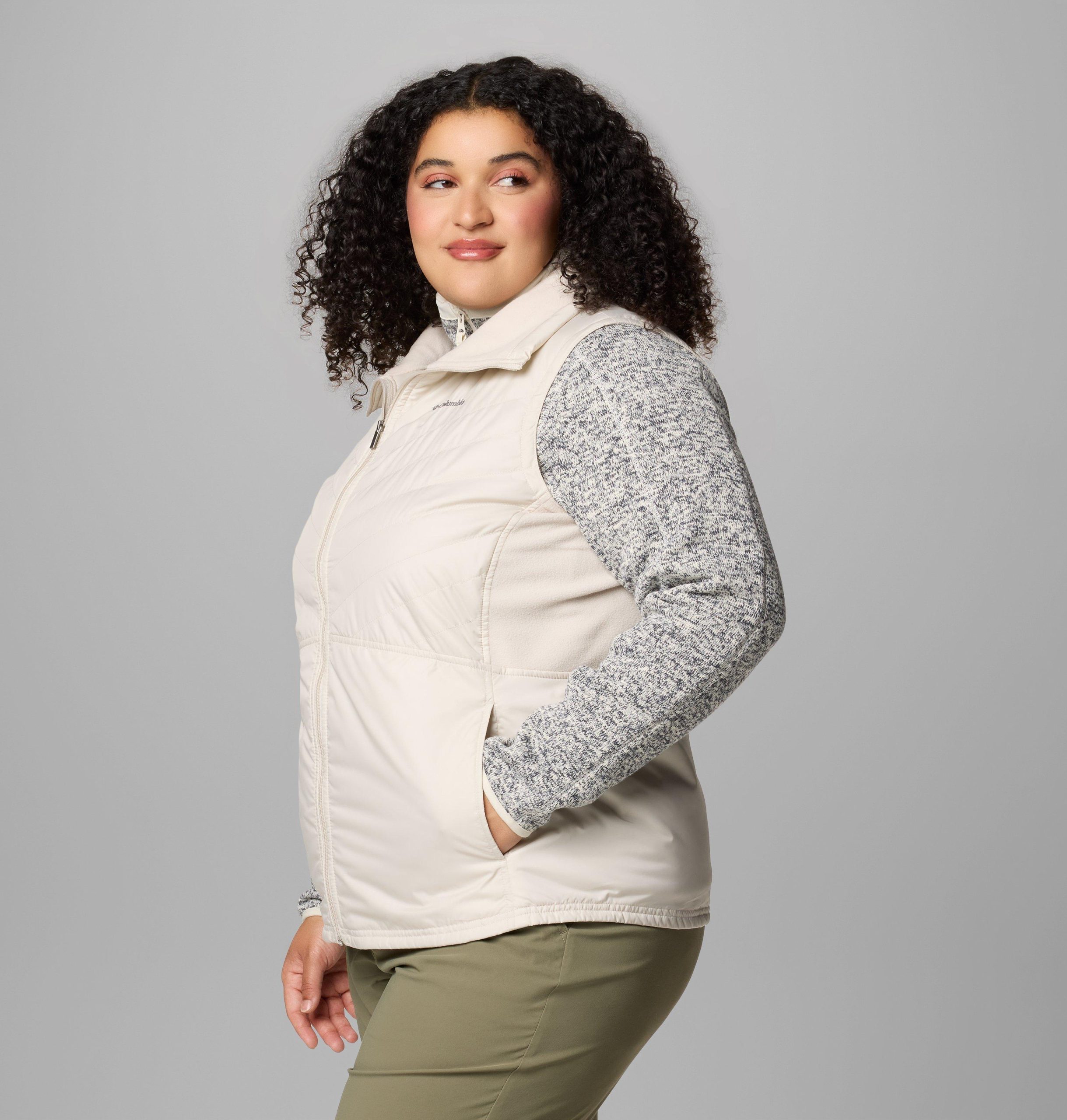dame mix it around-vest iii – plus size