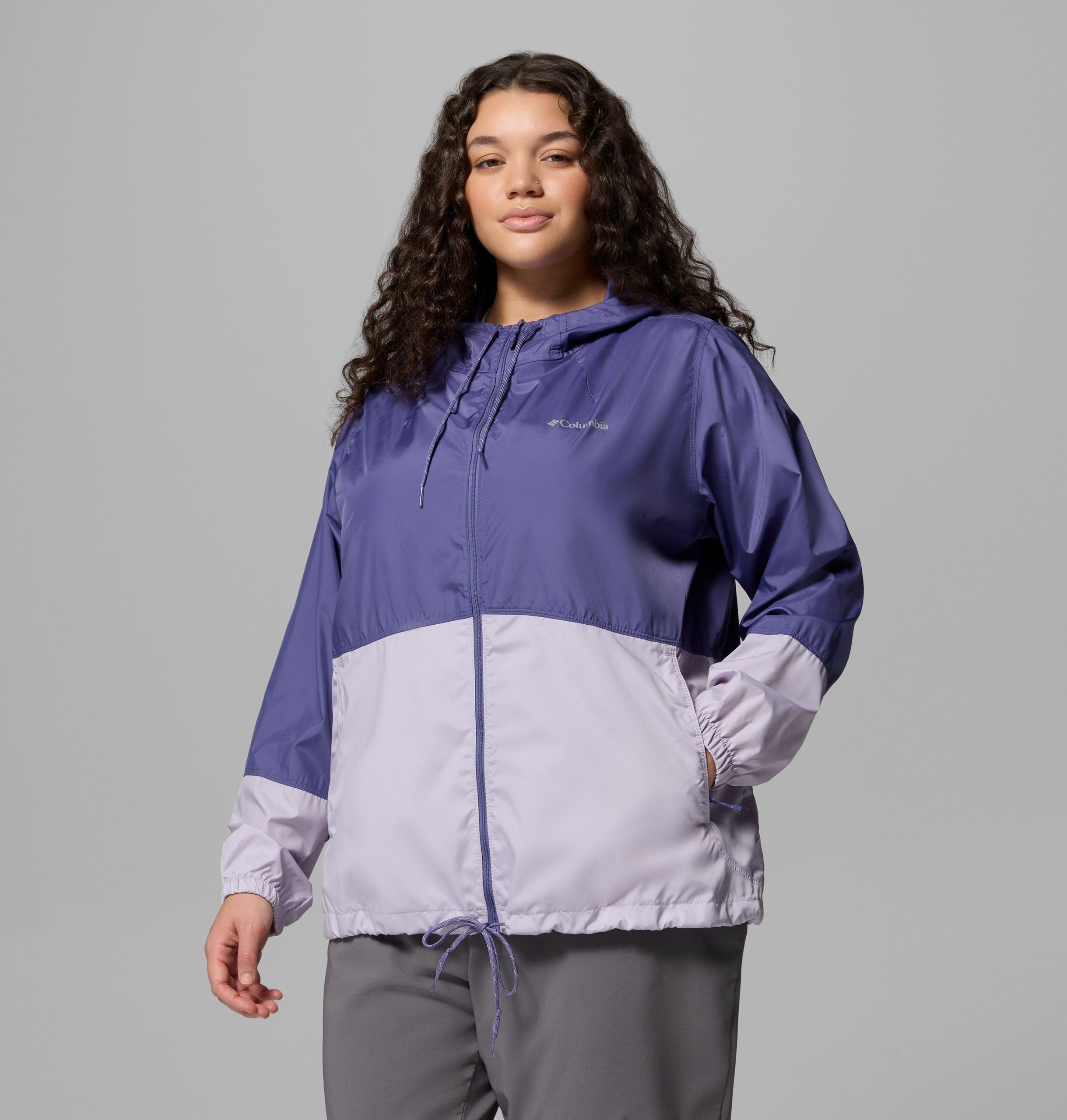 dame flash forward ii vindjakke – plus size