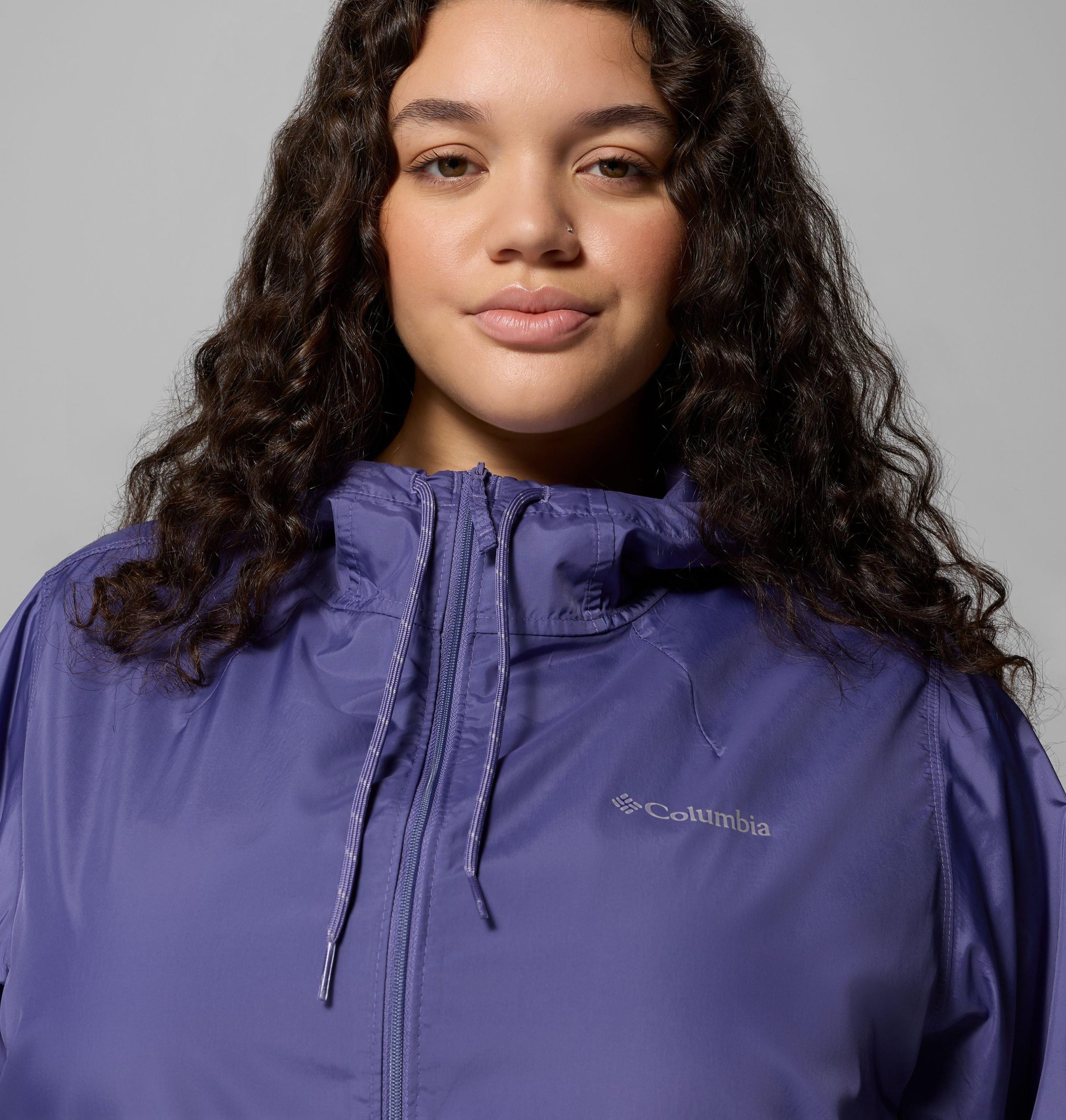 dame flash forward ii vindjakke – plus size