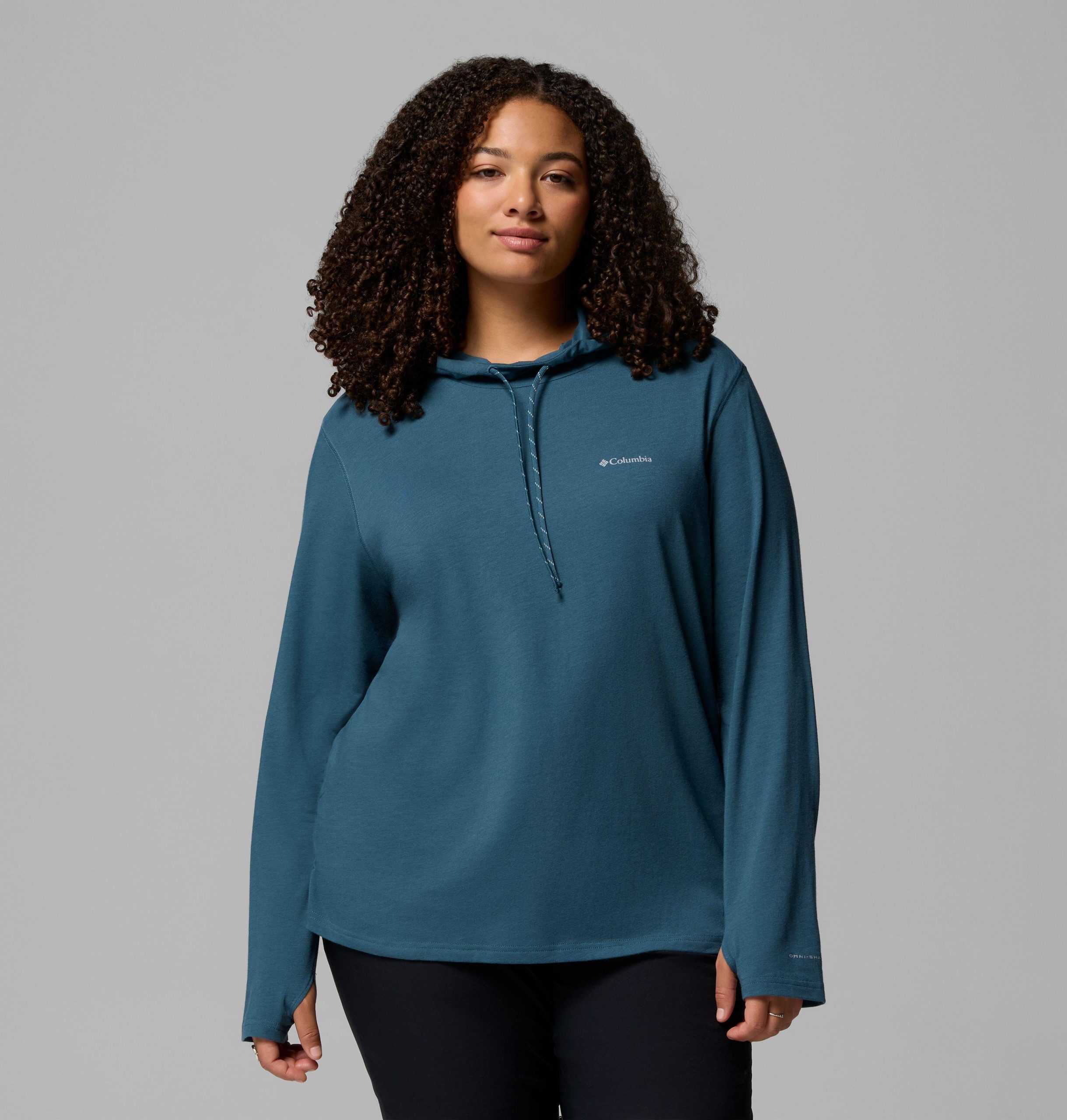 dame sun trek hettegenser ii – plus size