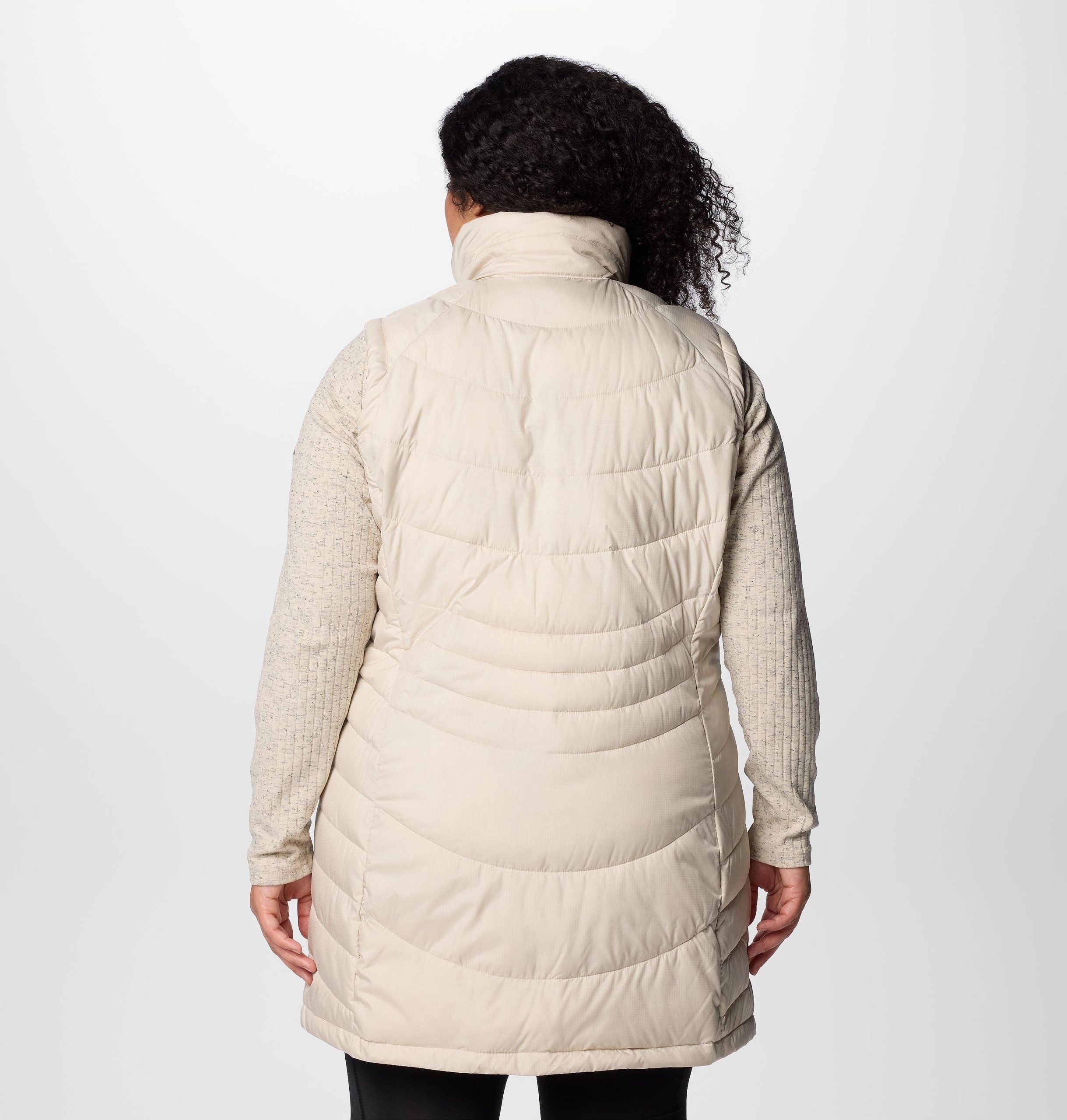 karis gale lang vest for kvinner – pluss størrelse