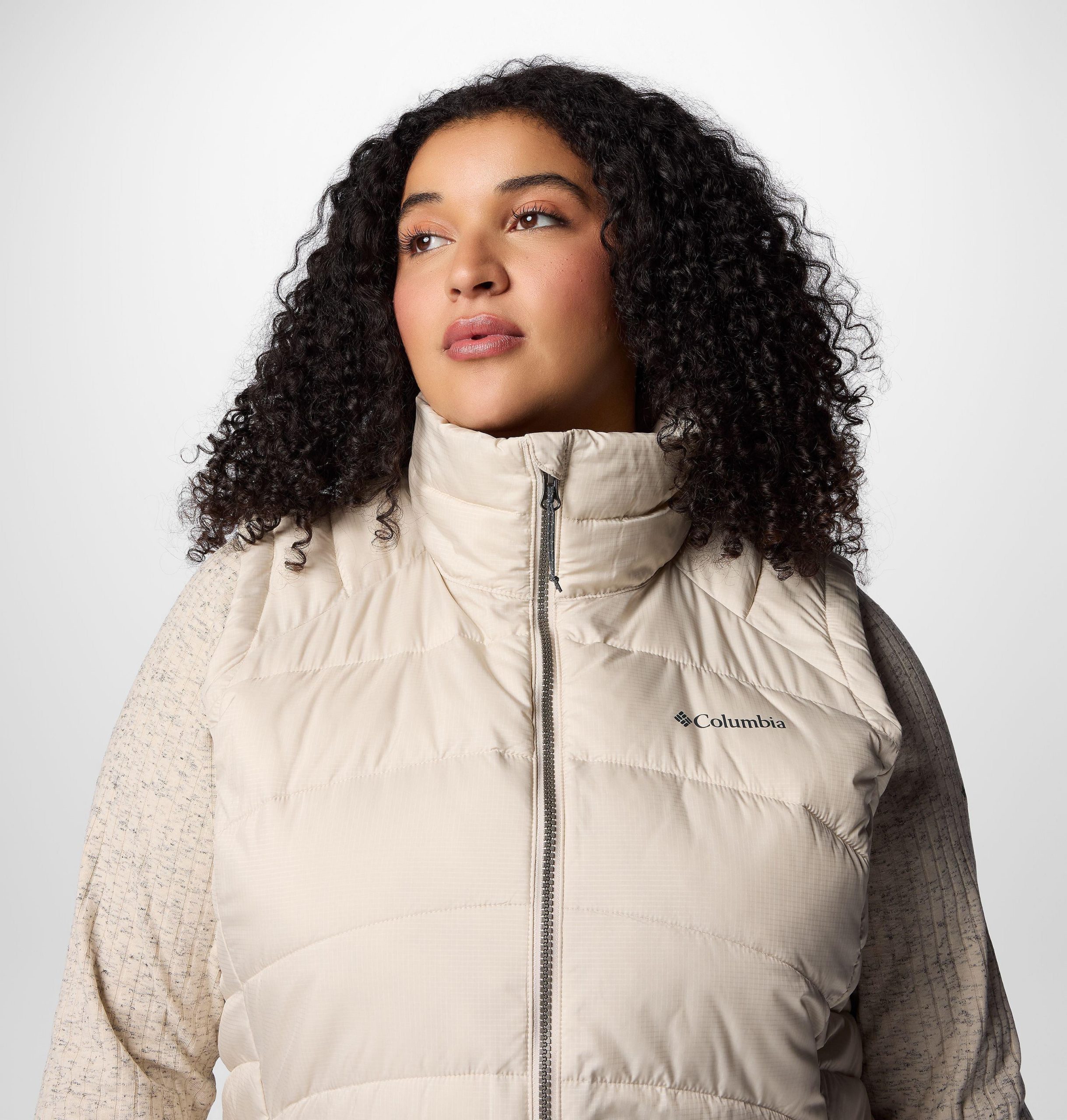 karis gale lang vest for kvinner – pluss størrelse
