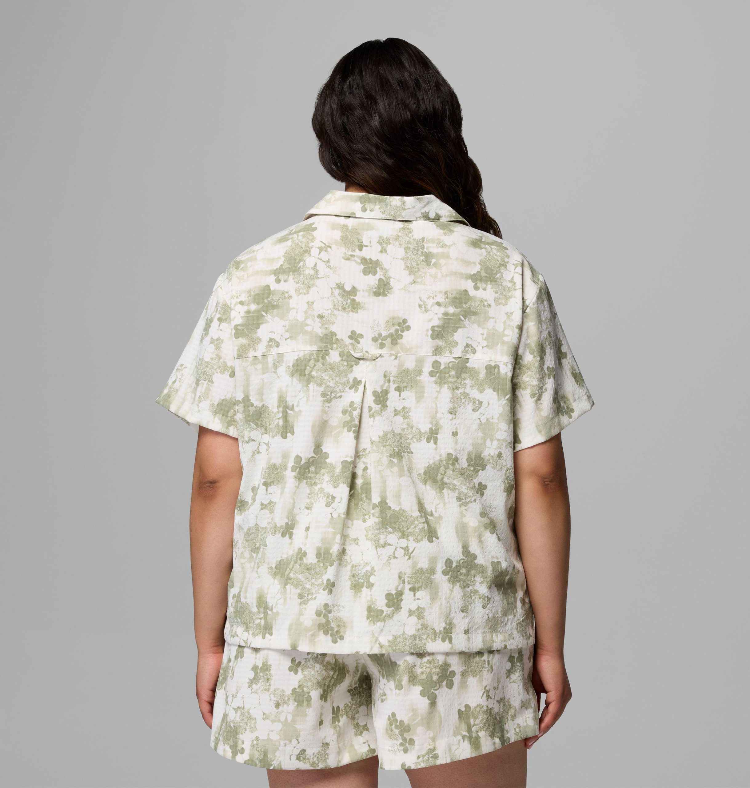 dame-sucker for summer print kortermet t-skjorte - plus size
