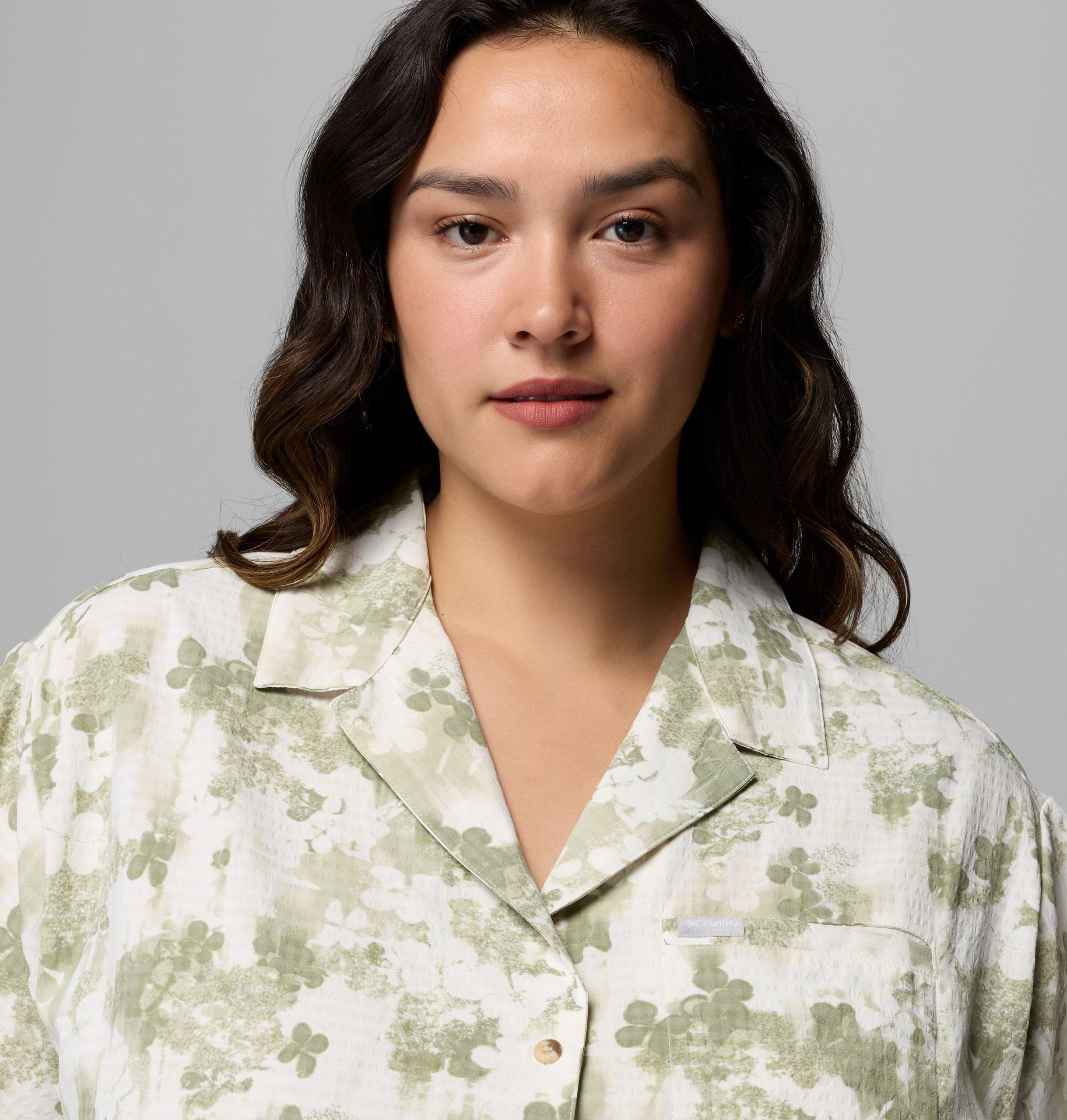 dame-sucker for summer print kortermet t-skjorte - plus size