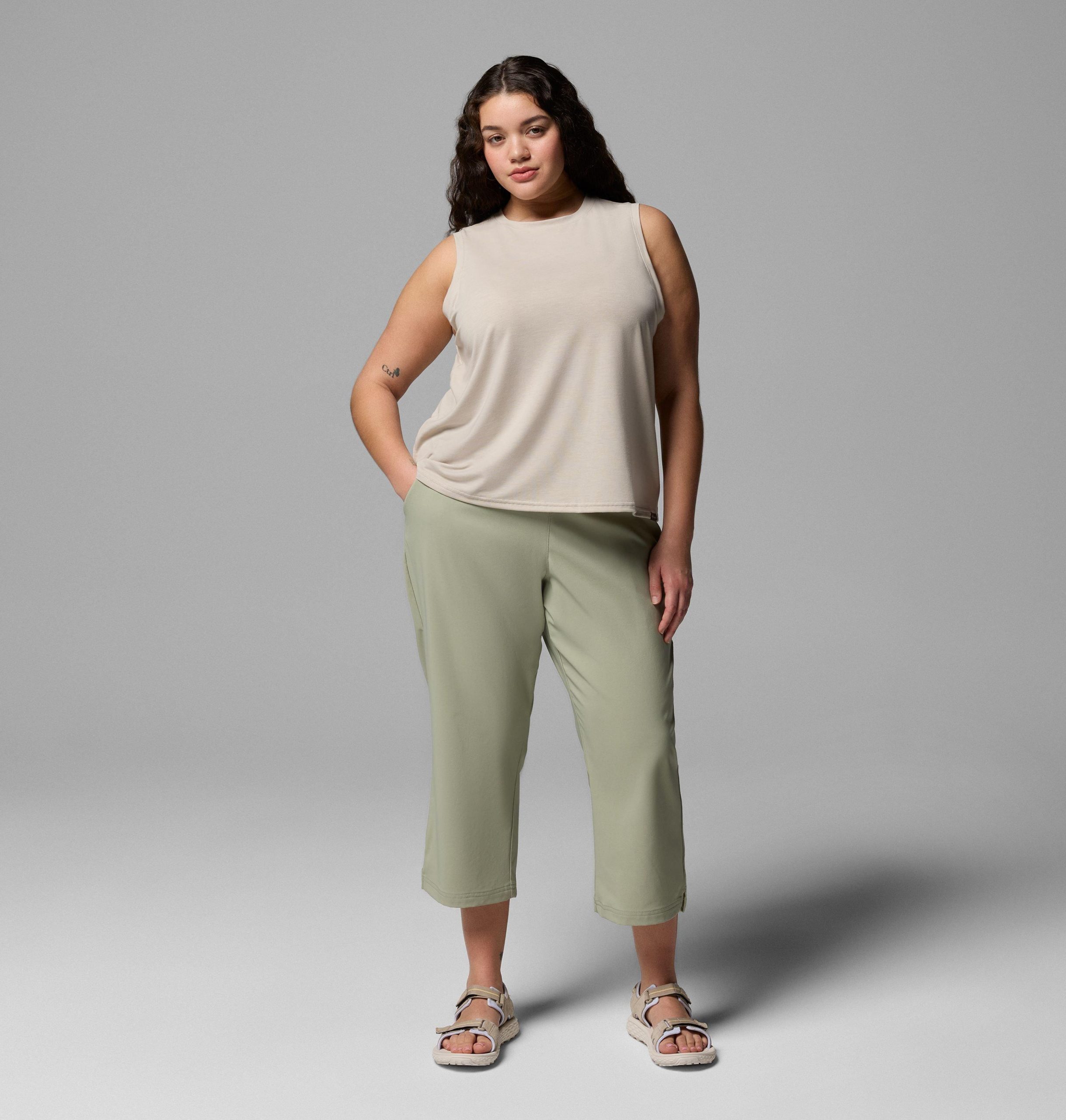 dame csc myk stretch tanktop – plus size