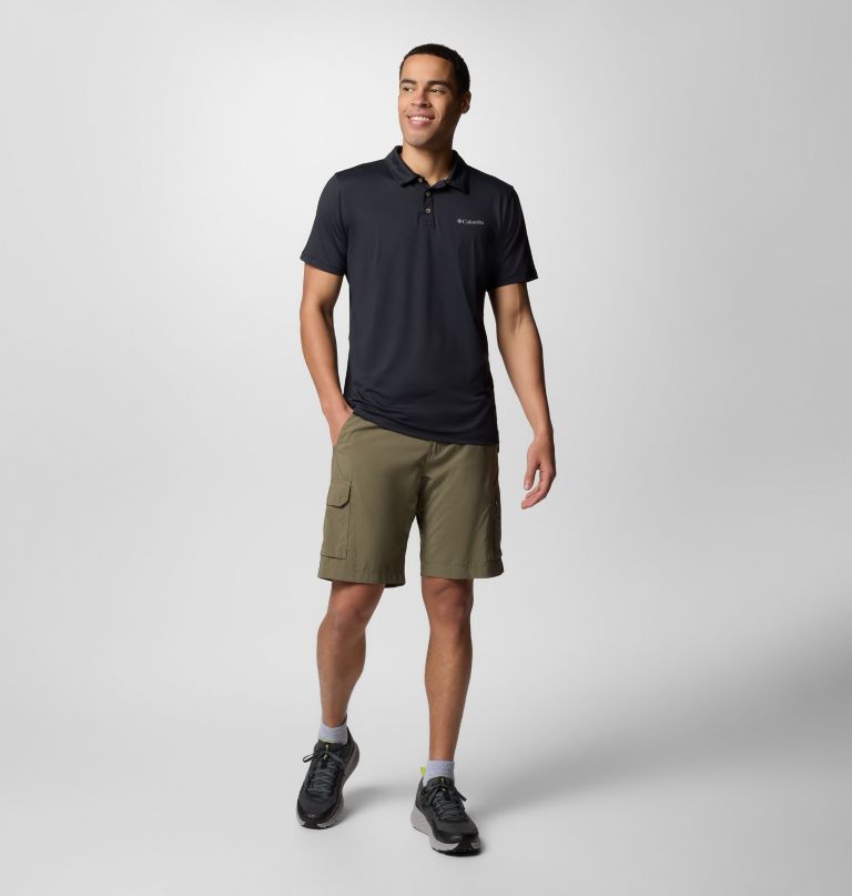 herre tech trail utility poloskjorte