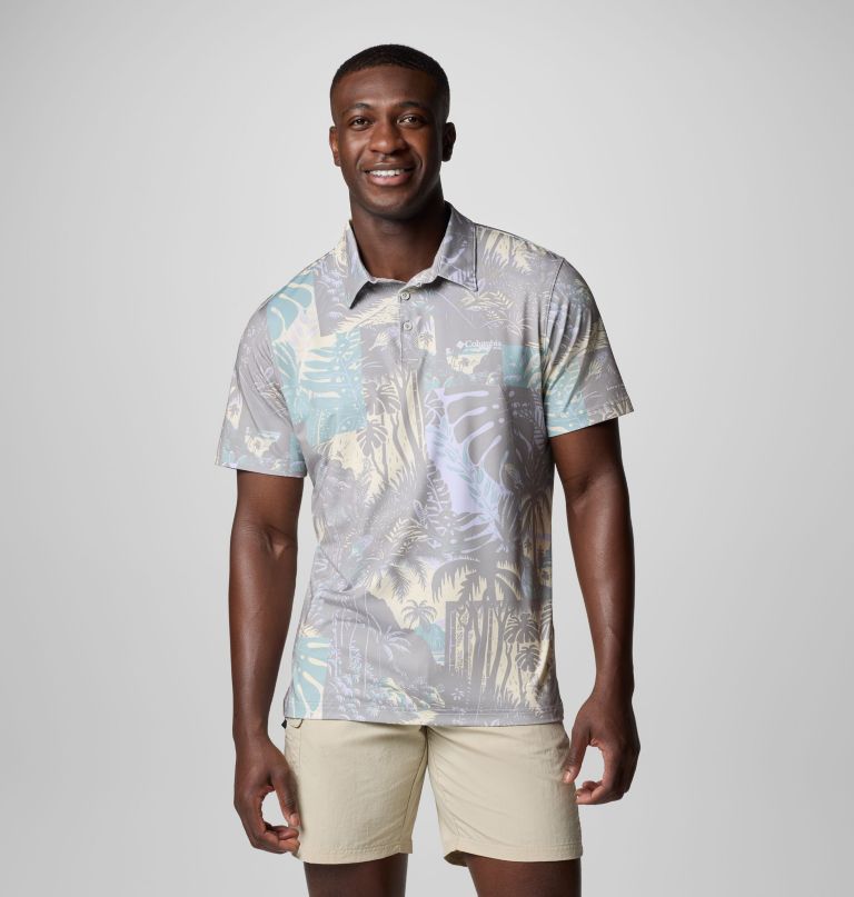 herre pfg super slack tide ii stretch poloskjorte