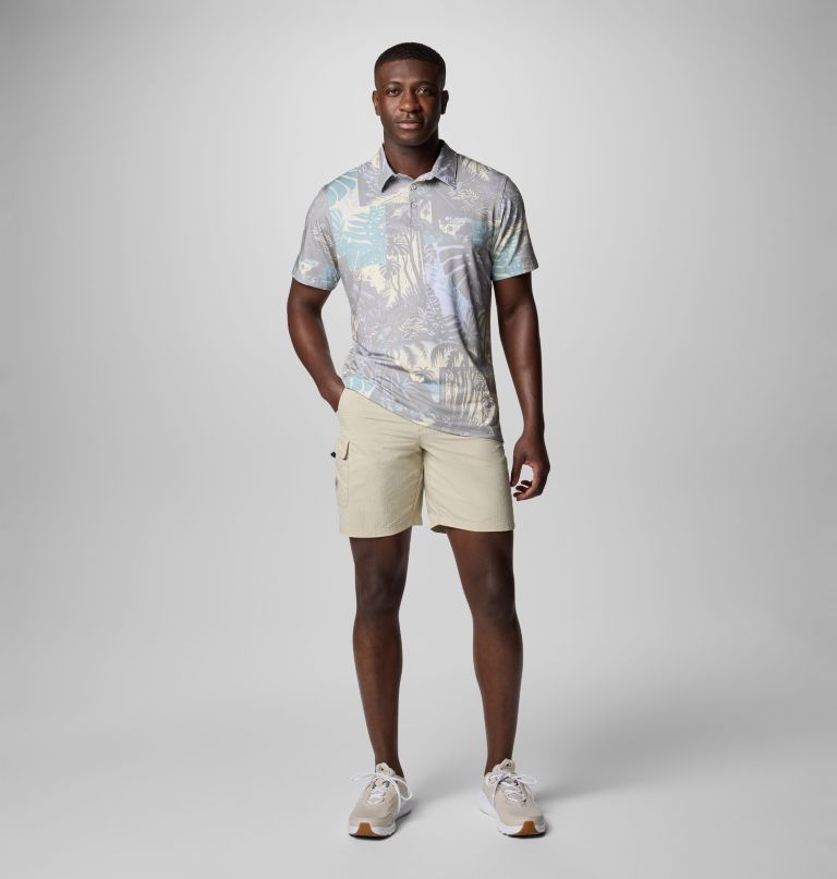 herre pfg super slack tide ii stretch poloskjorte
