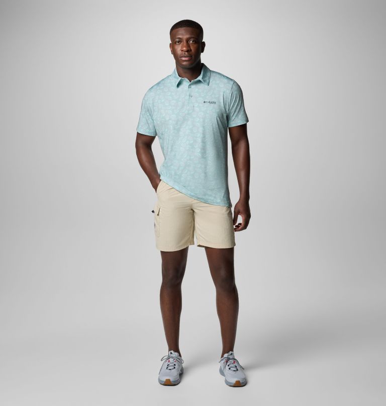 herre pfg super slack tide ii stretch poloskjorte