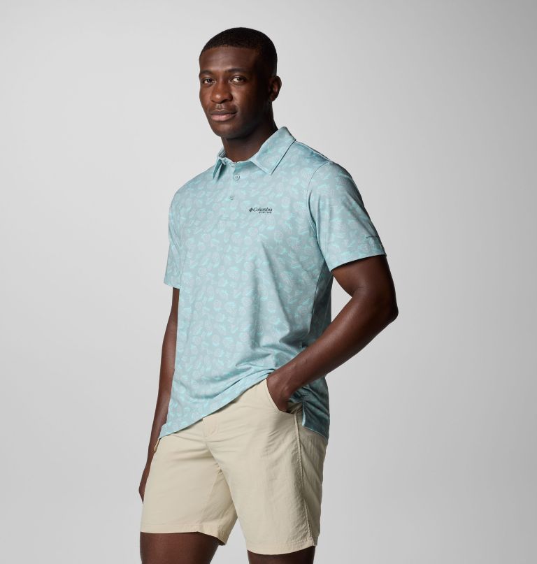 herre pfg super slack tide ii stretch poloskjorte