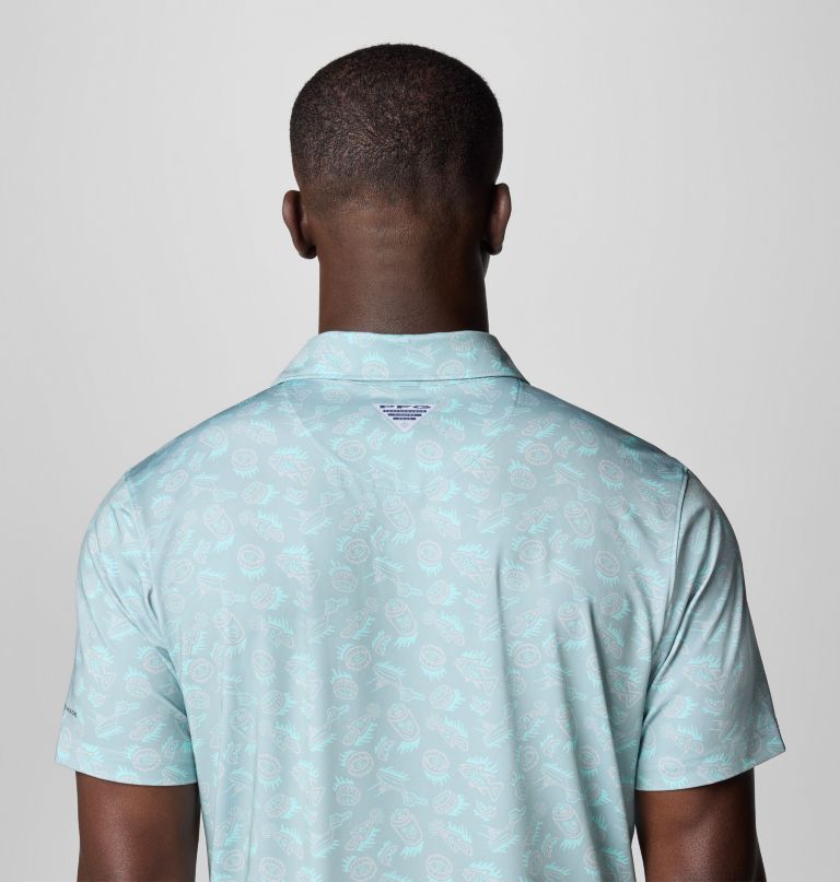 herre pfg super slack tide ii stretch poloskjorte