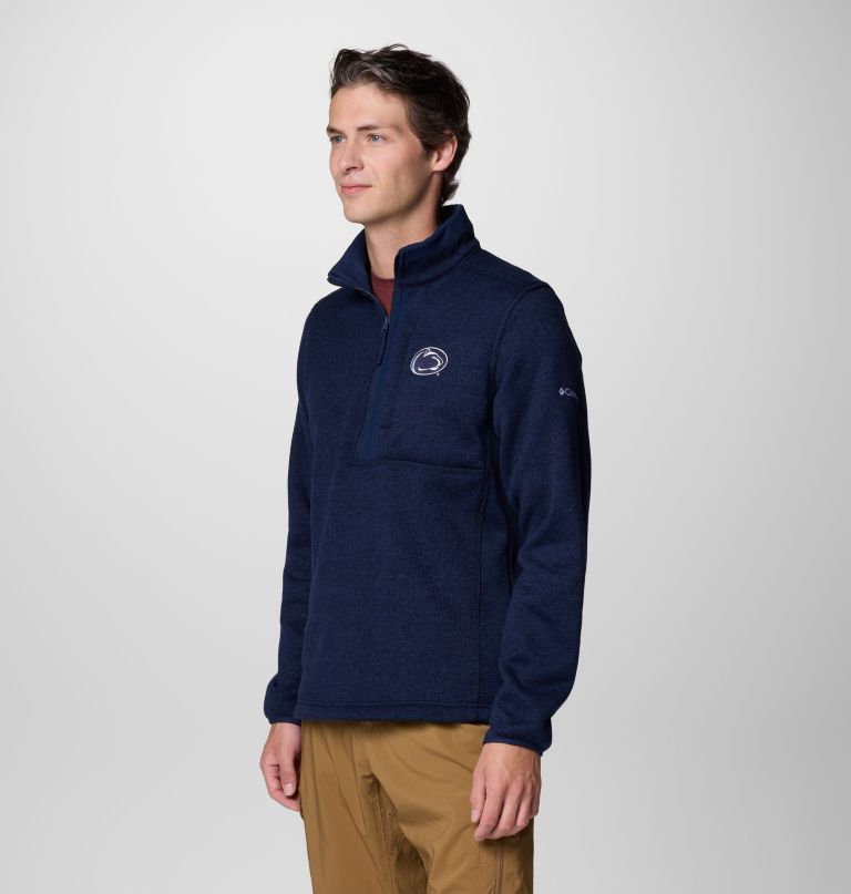 herre college genser weather fleece half zip genser – penn state