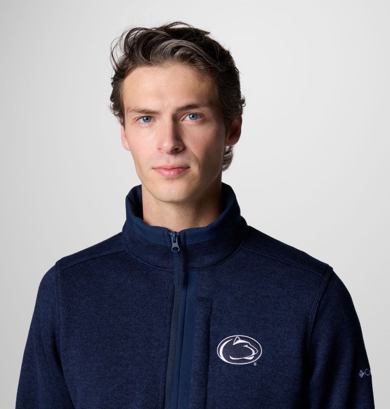 herre college genser weather fleece half zip genser – penn state