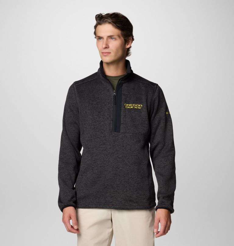 herre college genser weather fleece half zip genser – oregon