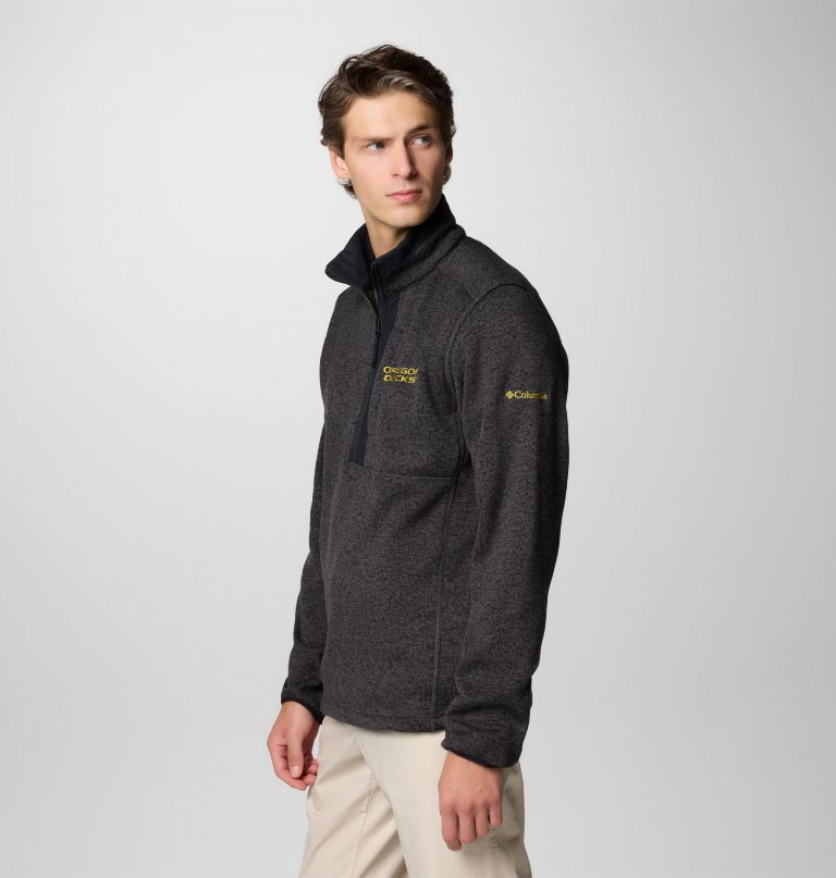 herre college genser weather fleece half zip genser – oregon