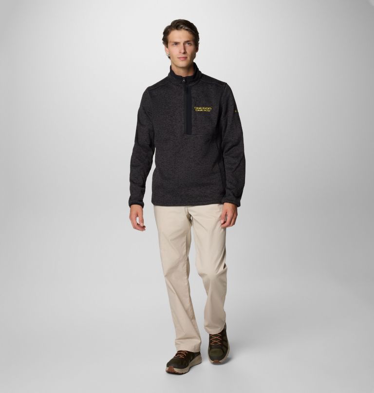 herre college genser weather fleece half zip genser – oregon