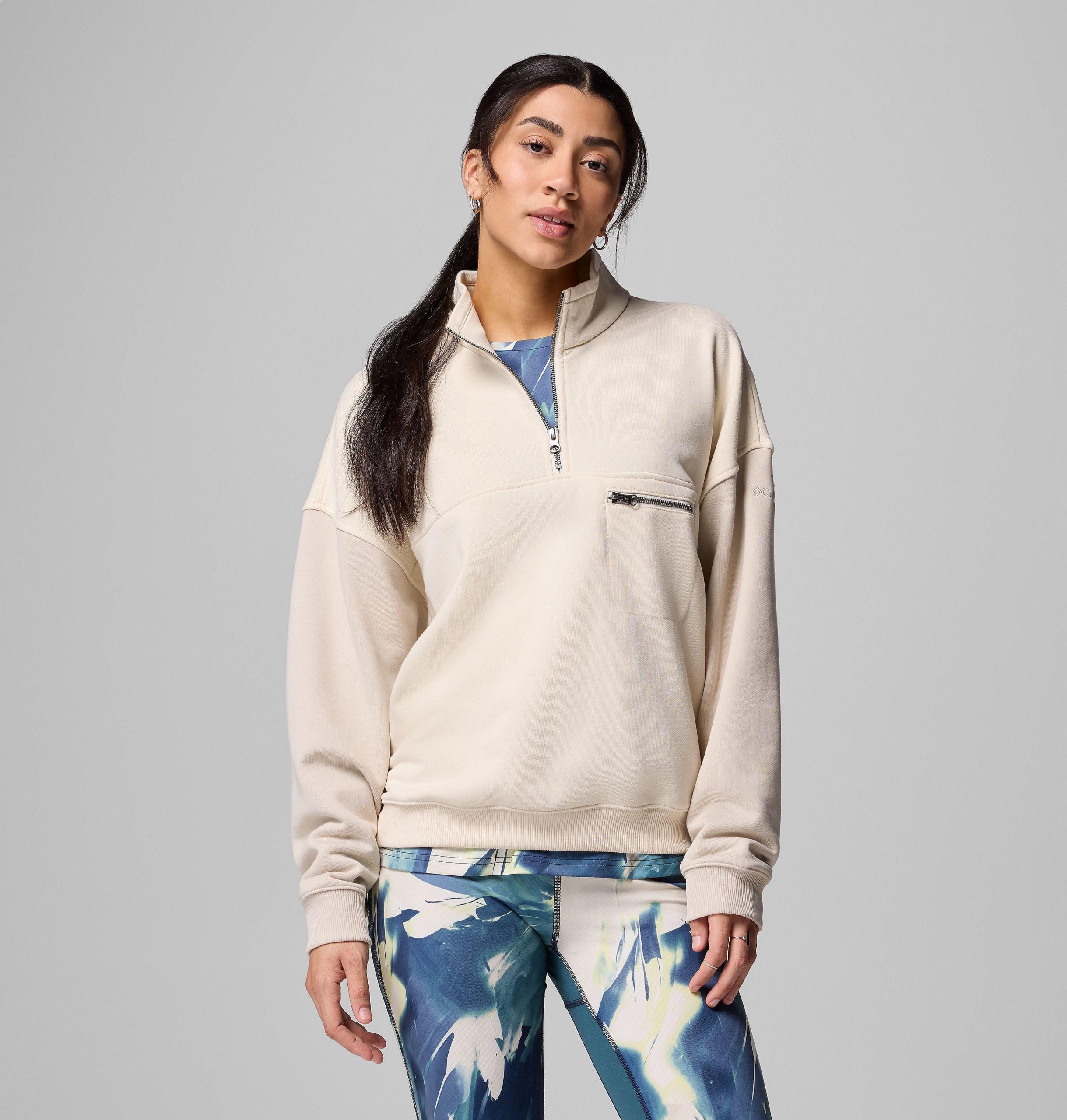 dame bugasweat half zip pullover