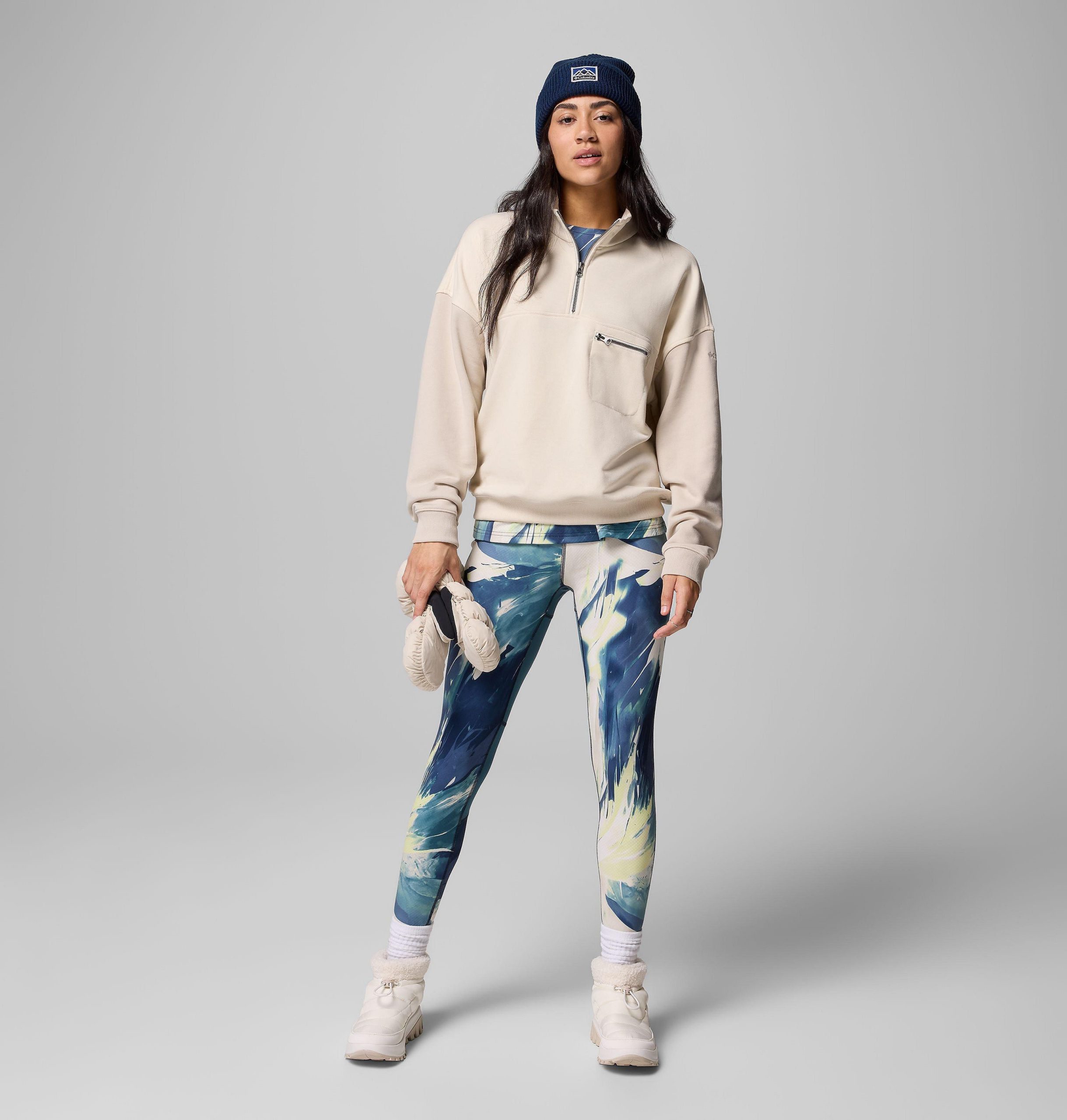dame bugasweat half zip pullover