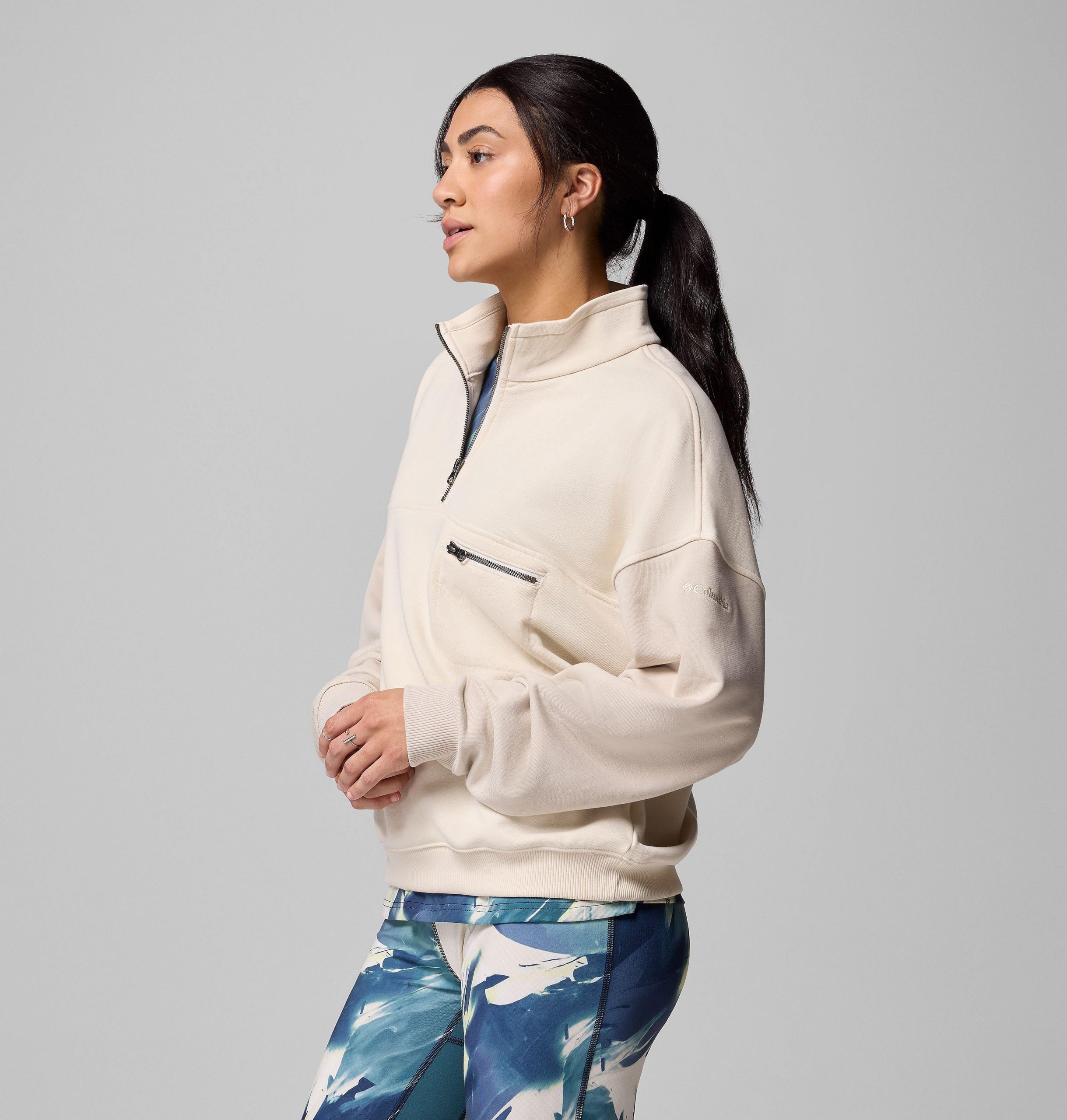 dame bugasweat half zip pullover