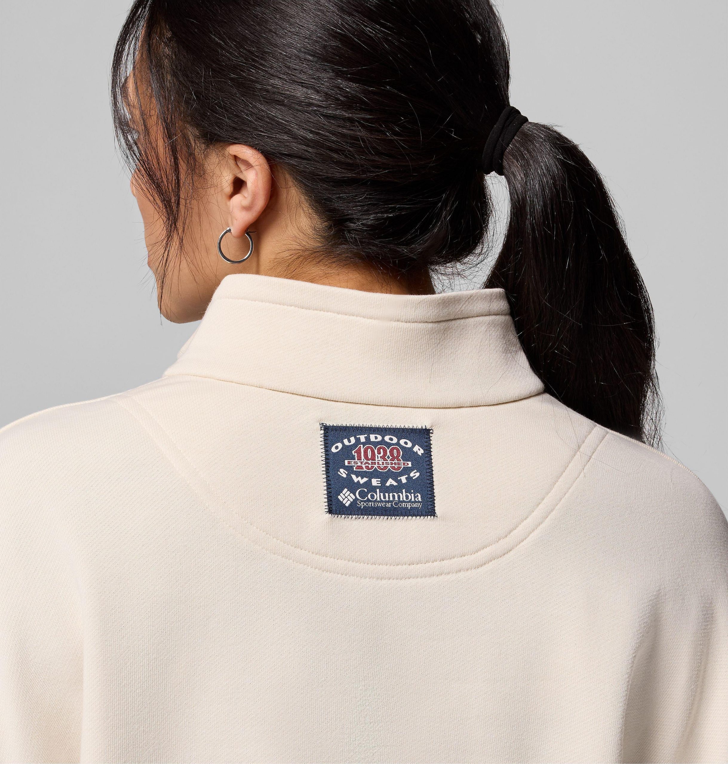 dame bugasweat half zip pullover
