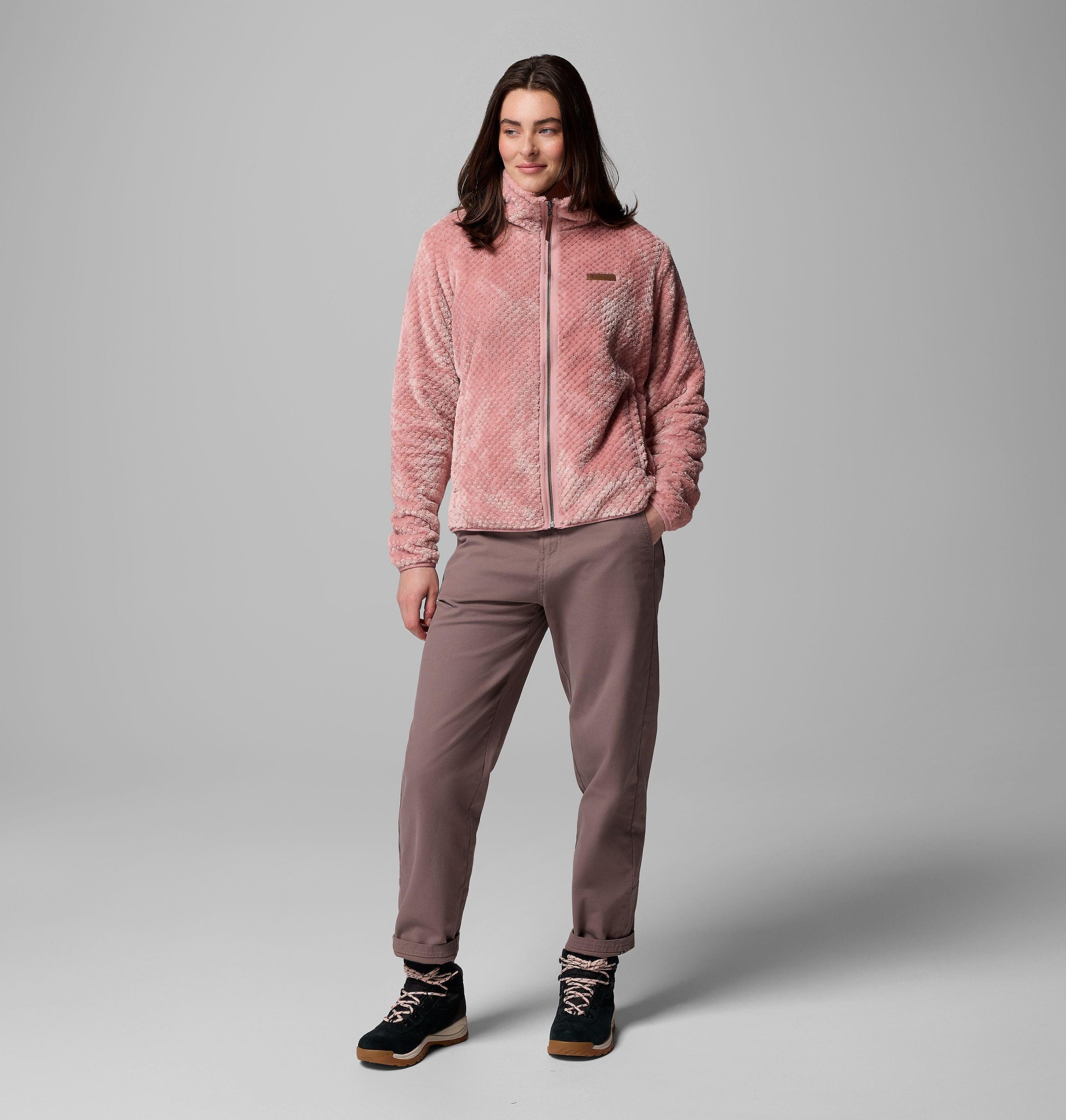 fire side ii sherpa fleece med glidelås for kvinner