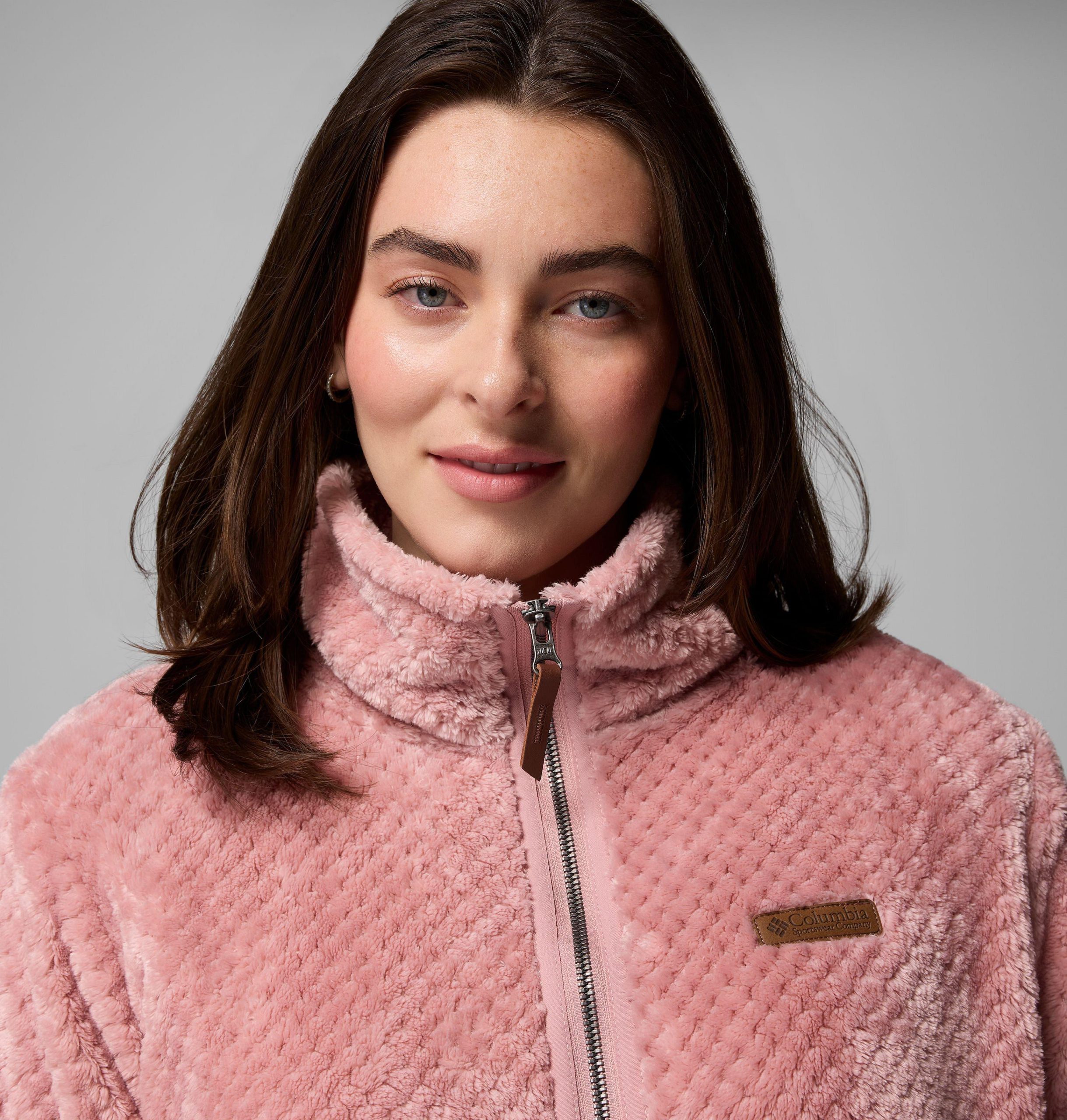fire side ii sherpa fleece med glidelås for kvinner