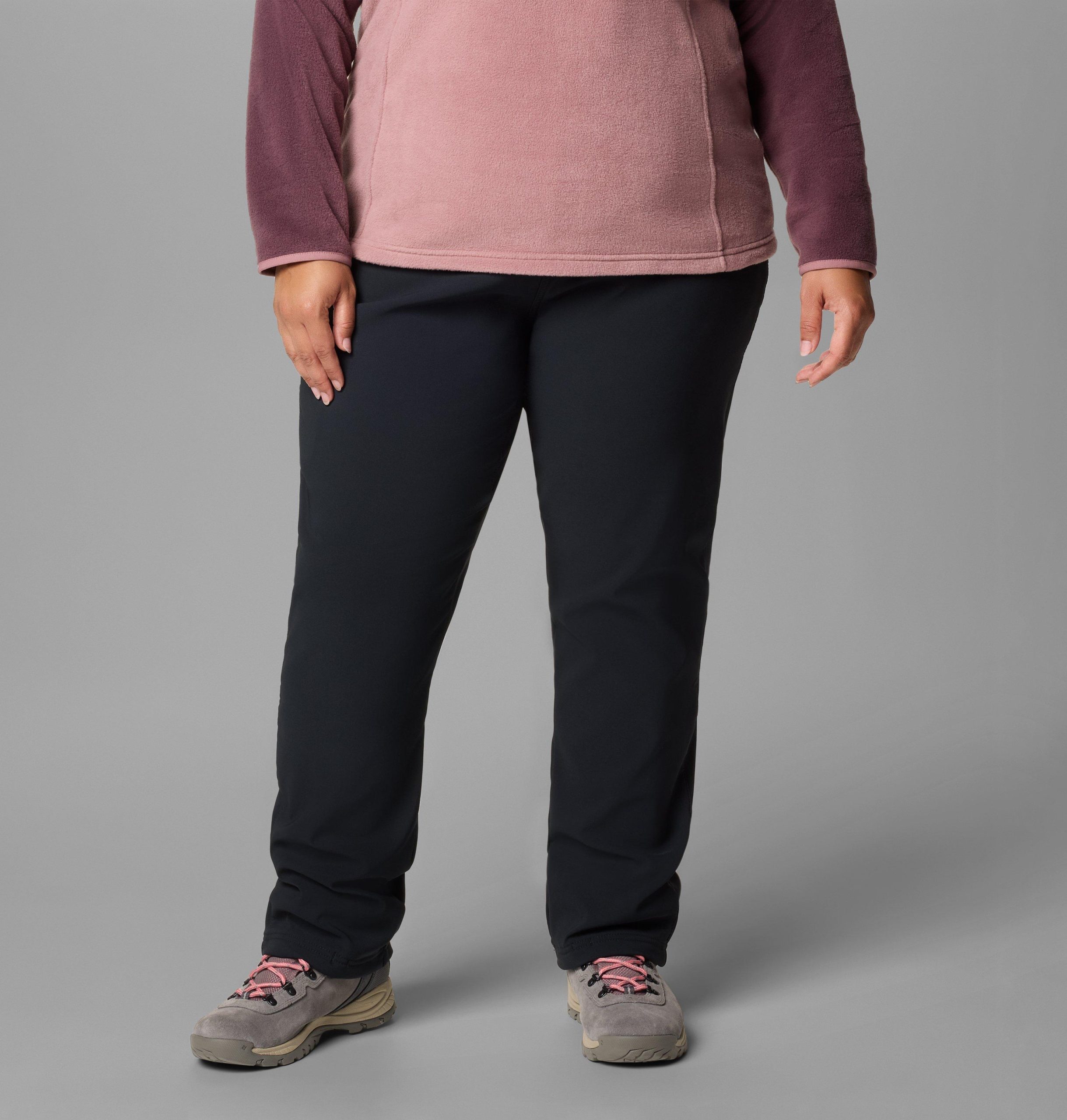dame back beauty høye bukser - plus size