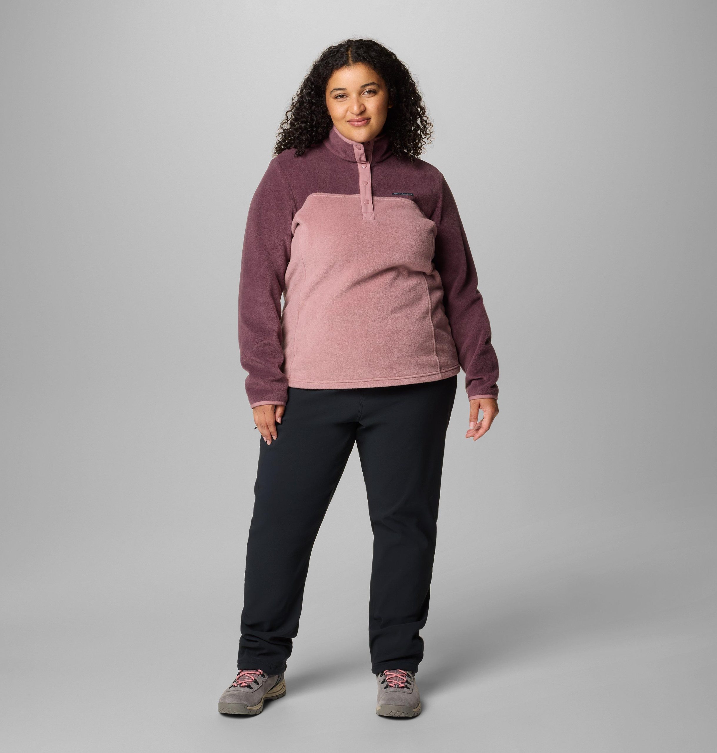 dame back beauty høye bukser - plus size