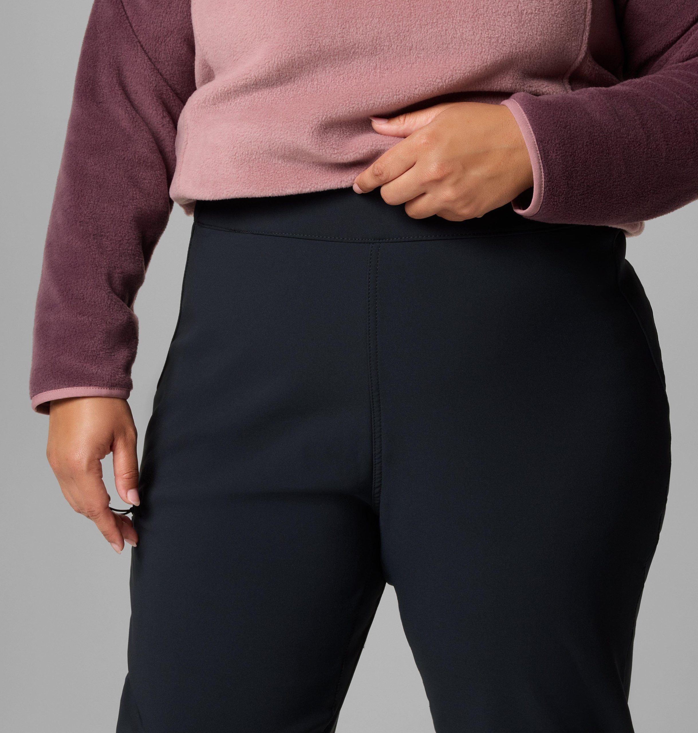 dame back beauty høye bukser - plus size