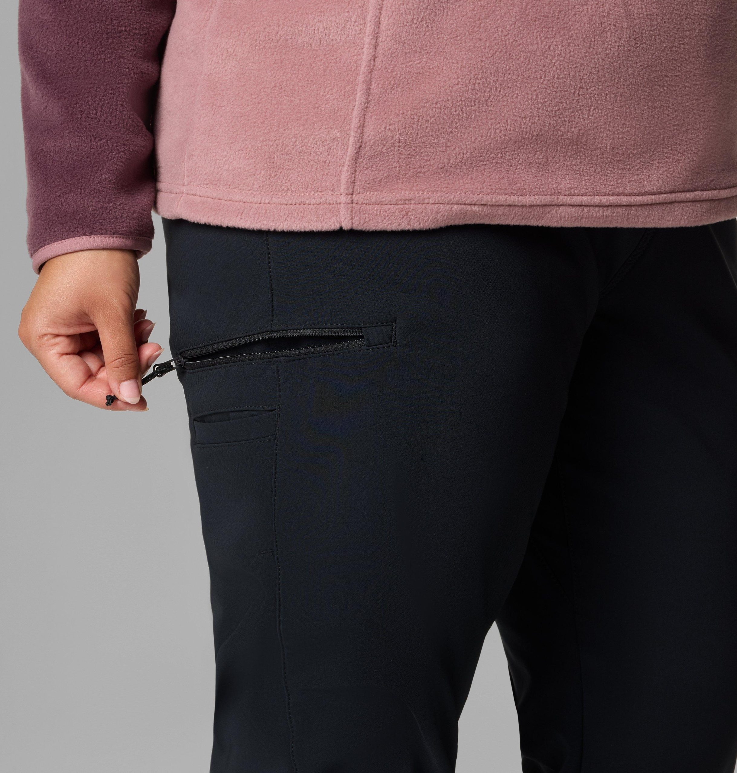 dame back beauty høye bukser - plus size