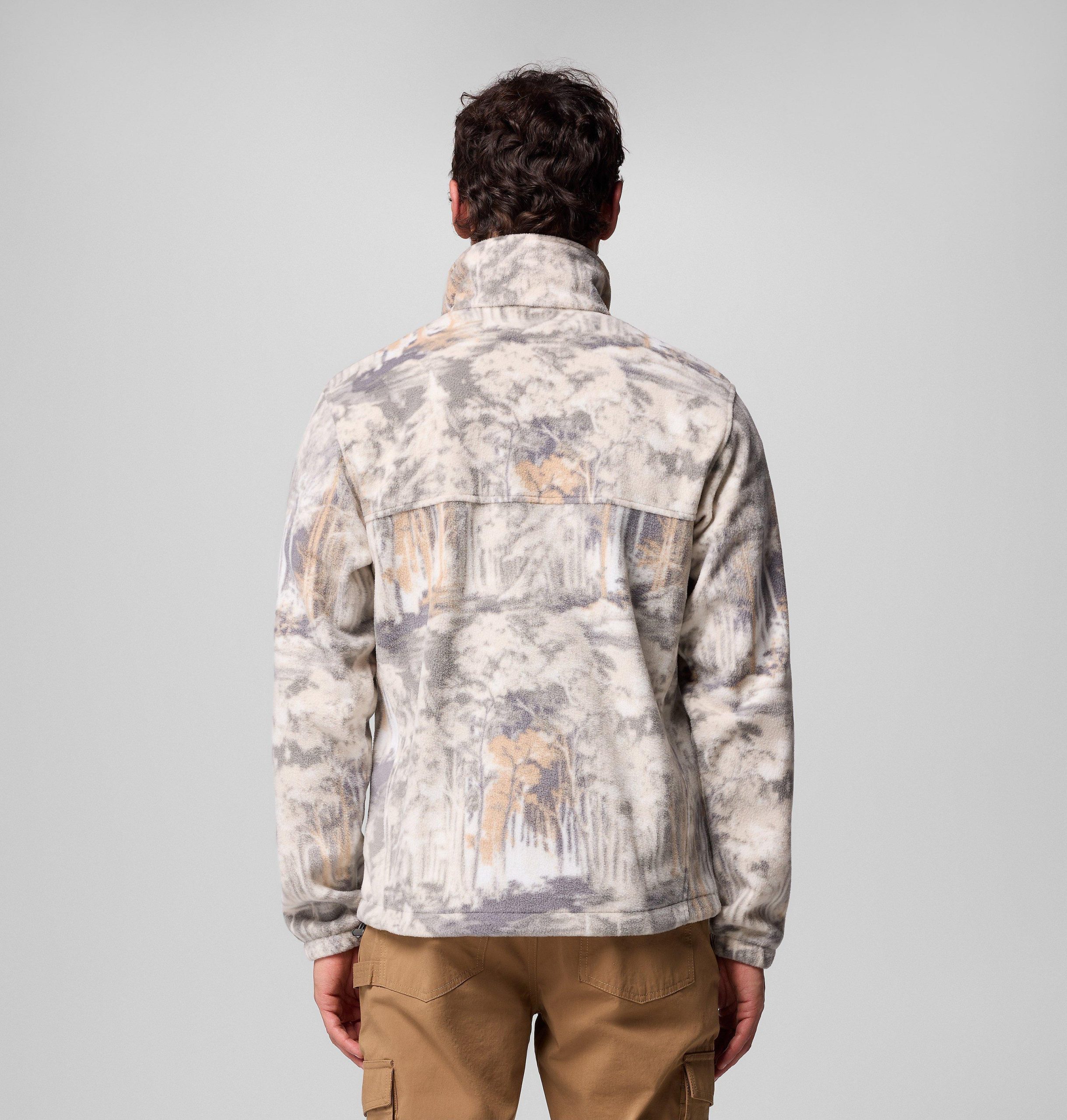menn steens mountain printed fleecejakke – tall