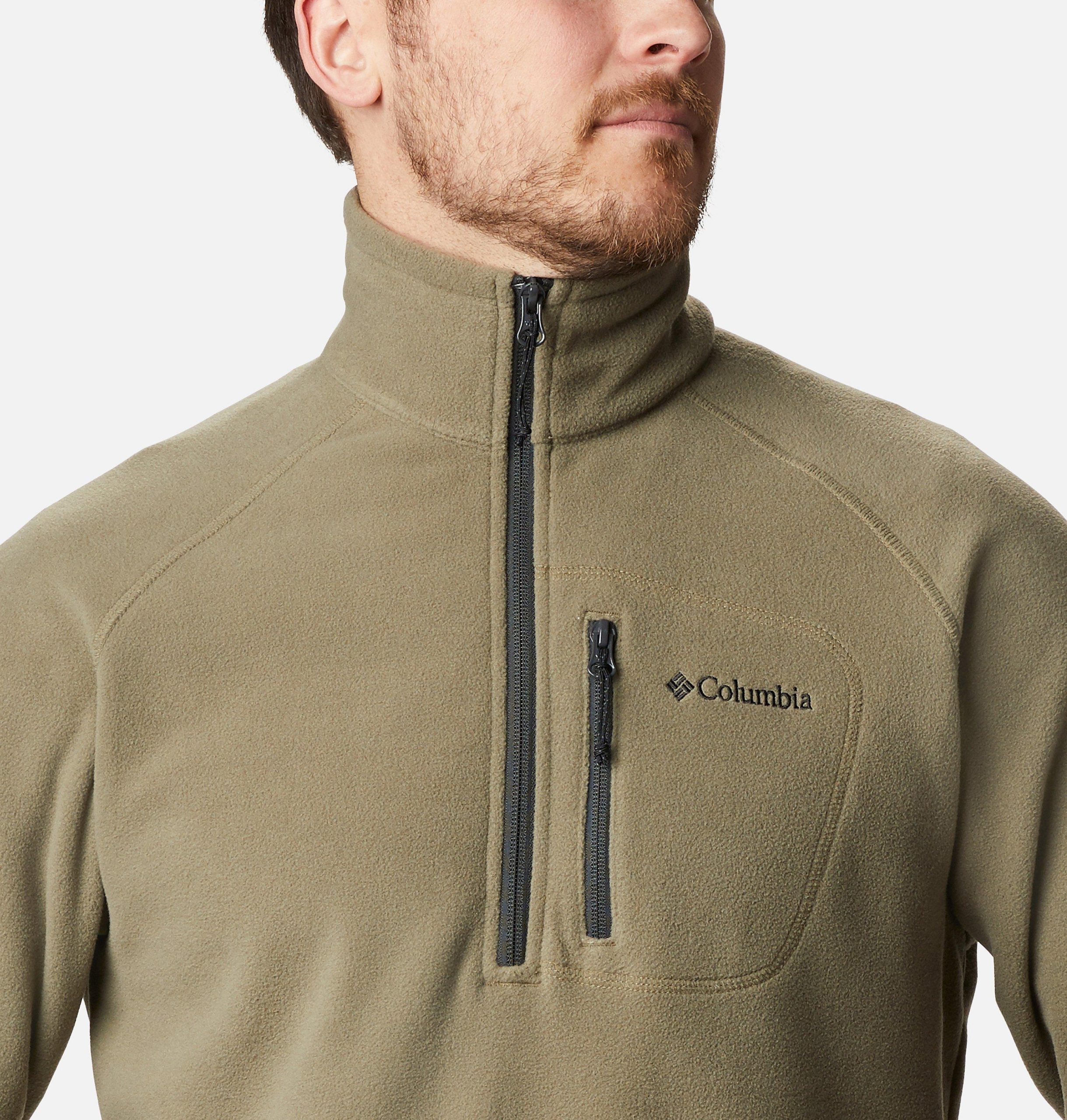 herre fast trek iii fleecegenser med halv glidelås – tall
