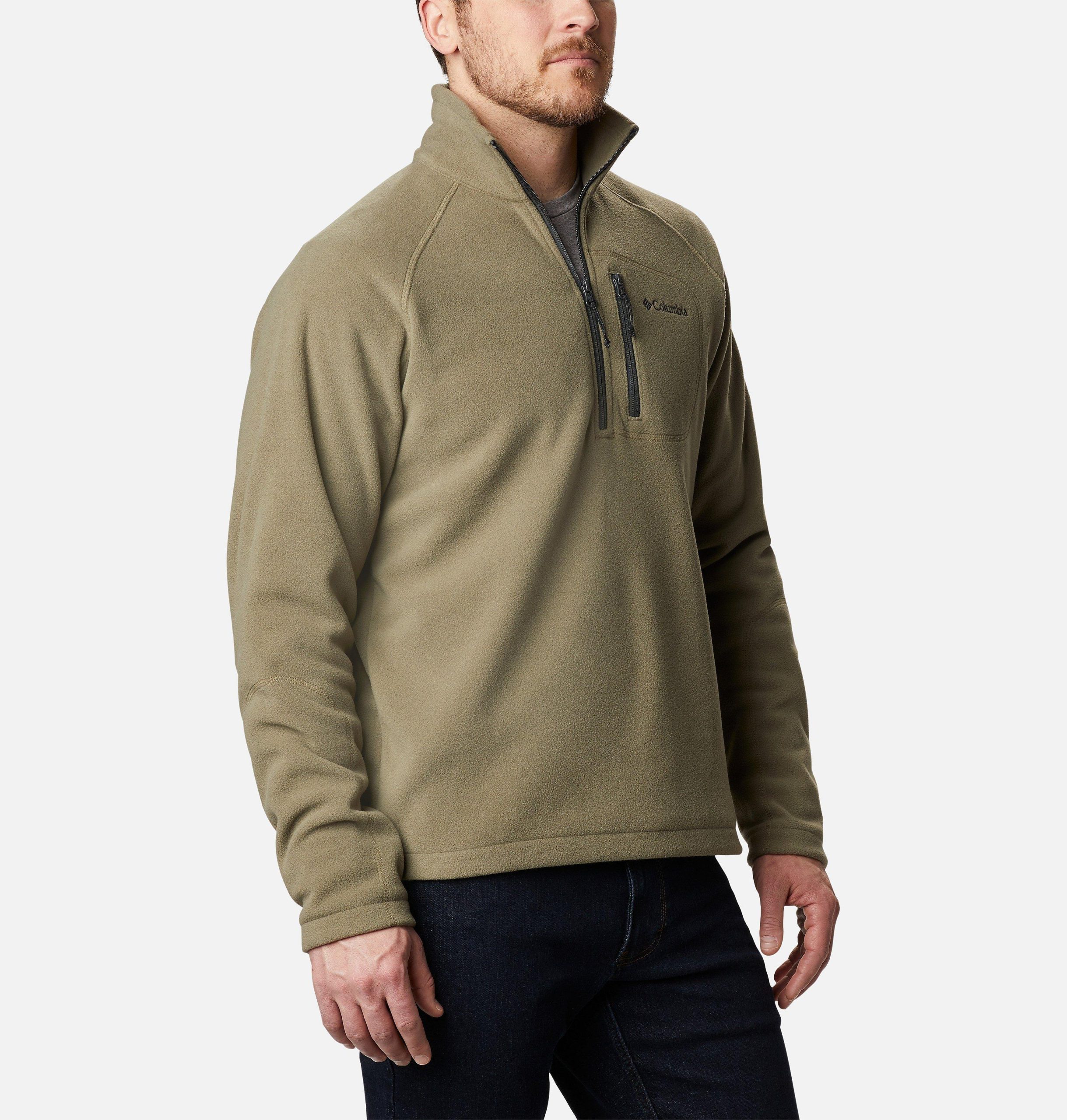 herre fast trek iii fleecegenser med halv glidelås – tall