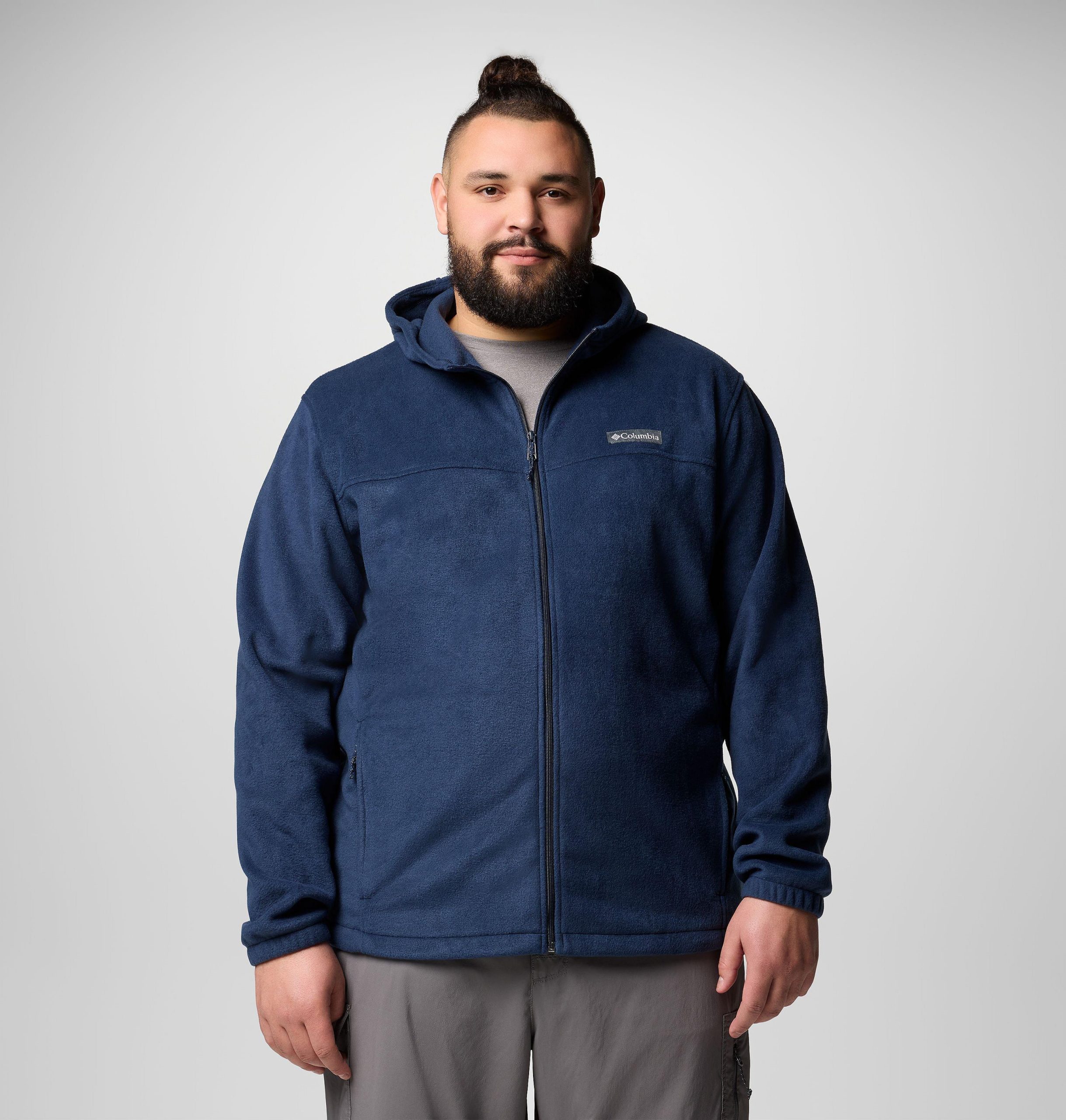 steens mountain fleece-hettegenser med glidelås for menn – stor