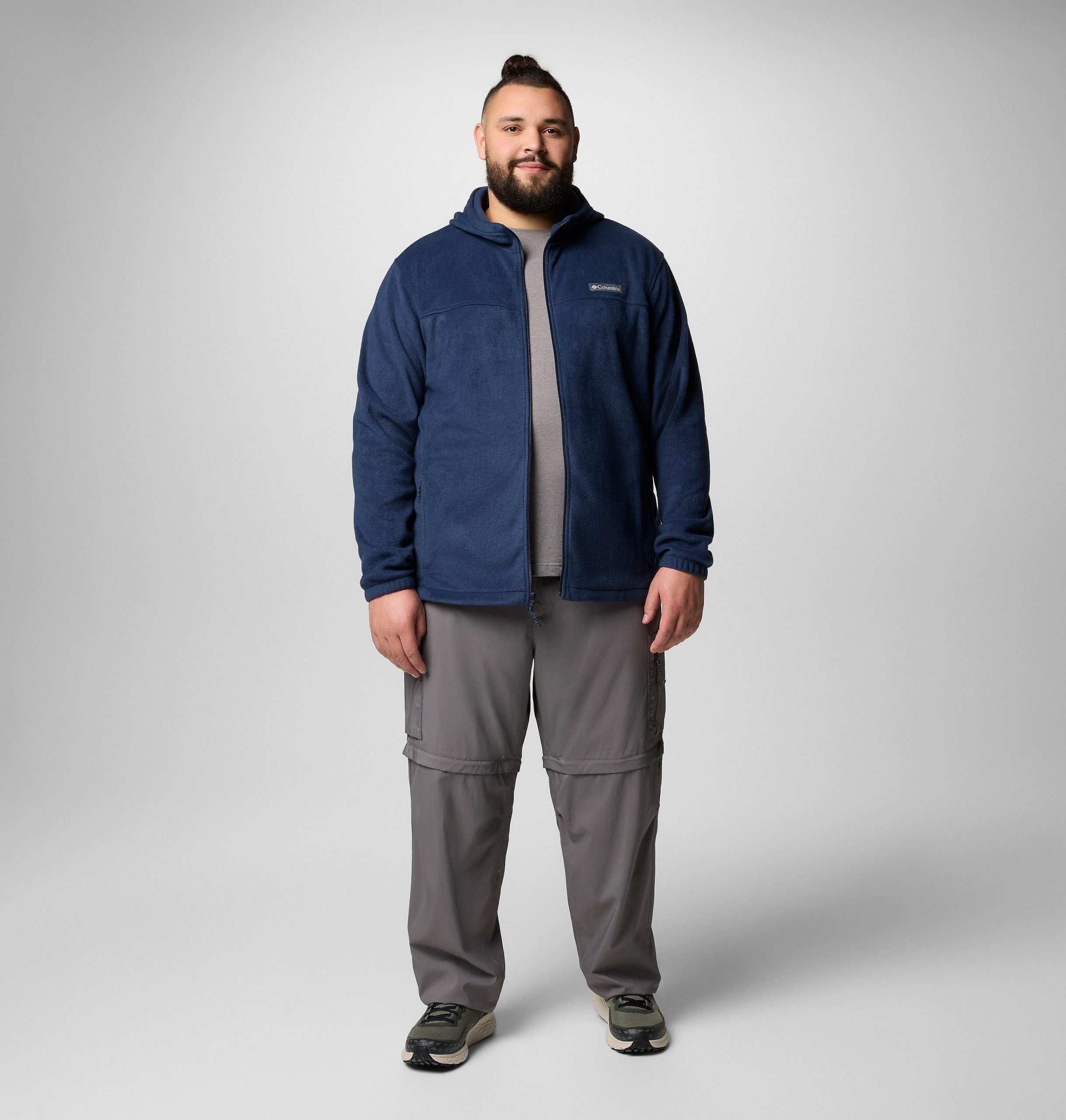 steens mountain fleece-hettegenser med glidelås for menn – stor