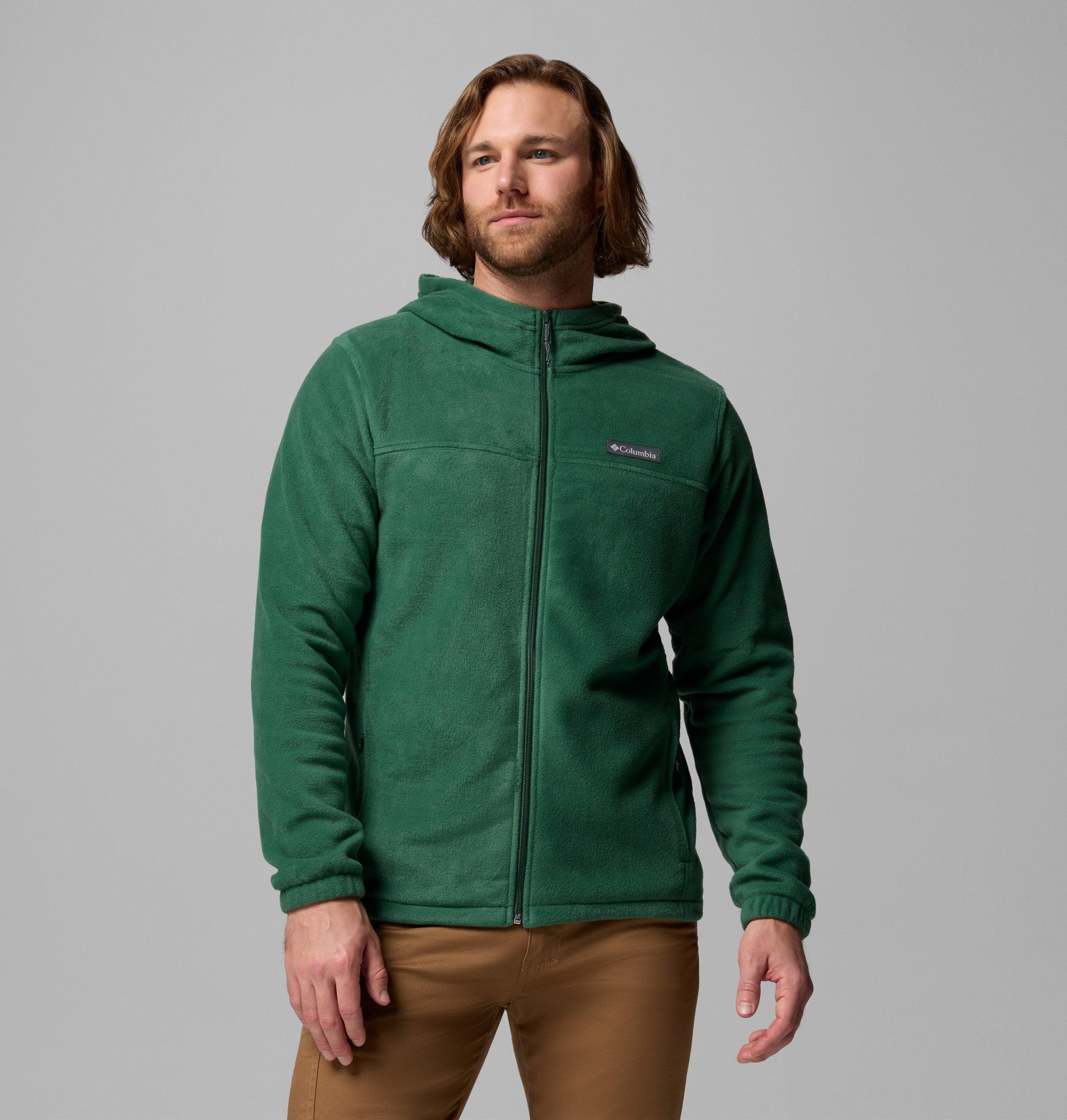 steens mountain fleece-hettegenser med glidelås for menn – tall