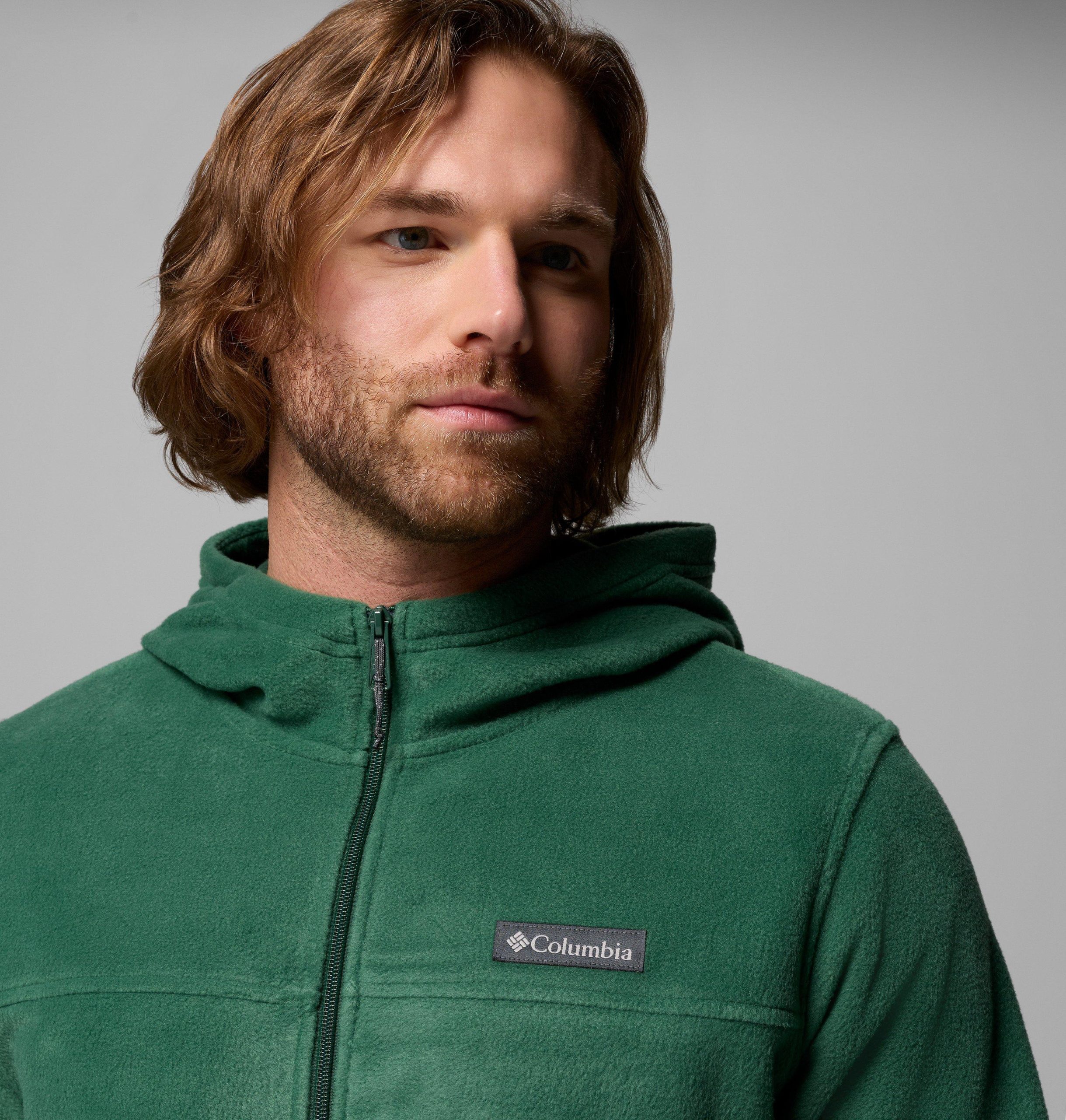 steens mountain fleece-hettegenser med glidelås for menn – tall