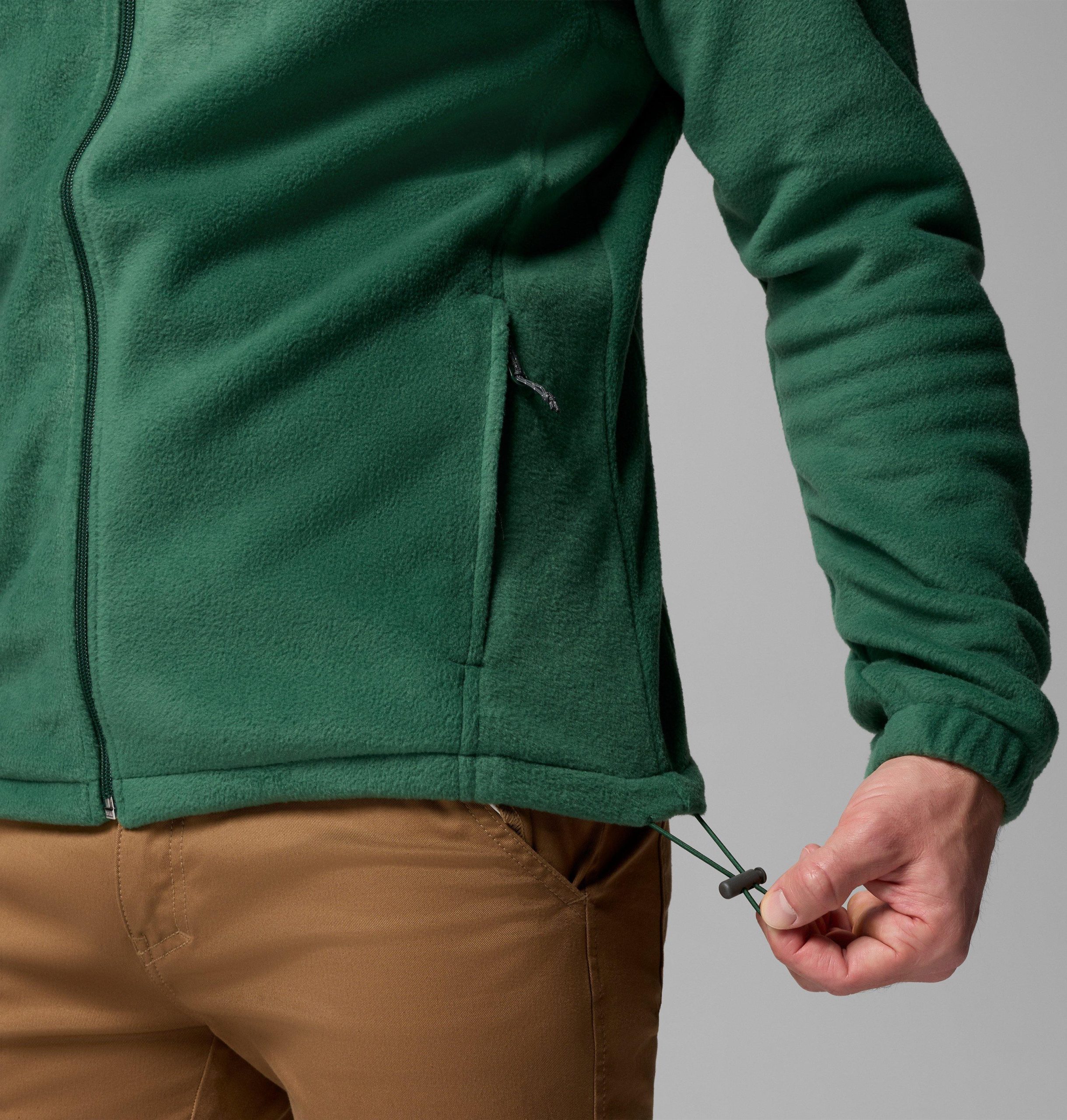 steens mountain fleece-hettegenser med glidelås for menn – tall