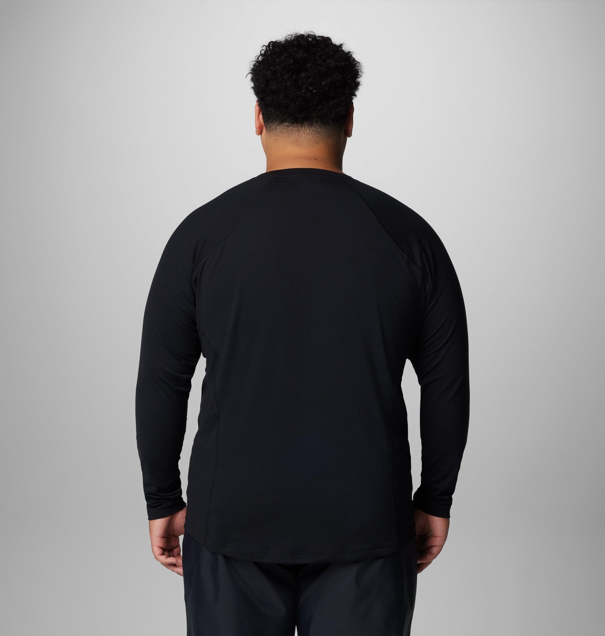 herre mellomvekts baselayer crew-skjorte – stor