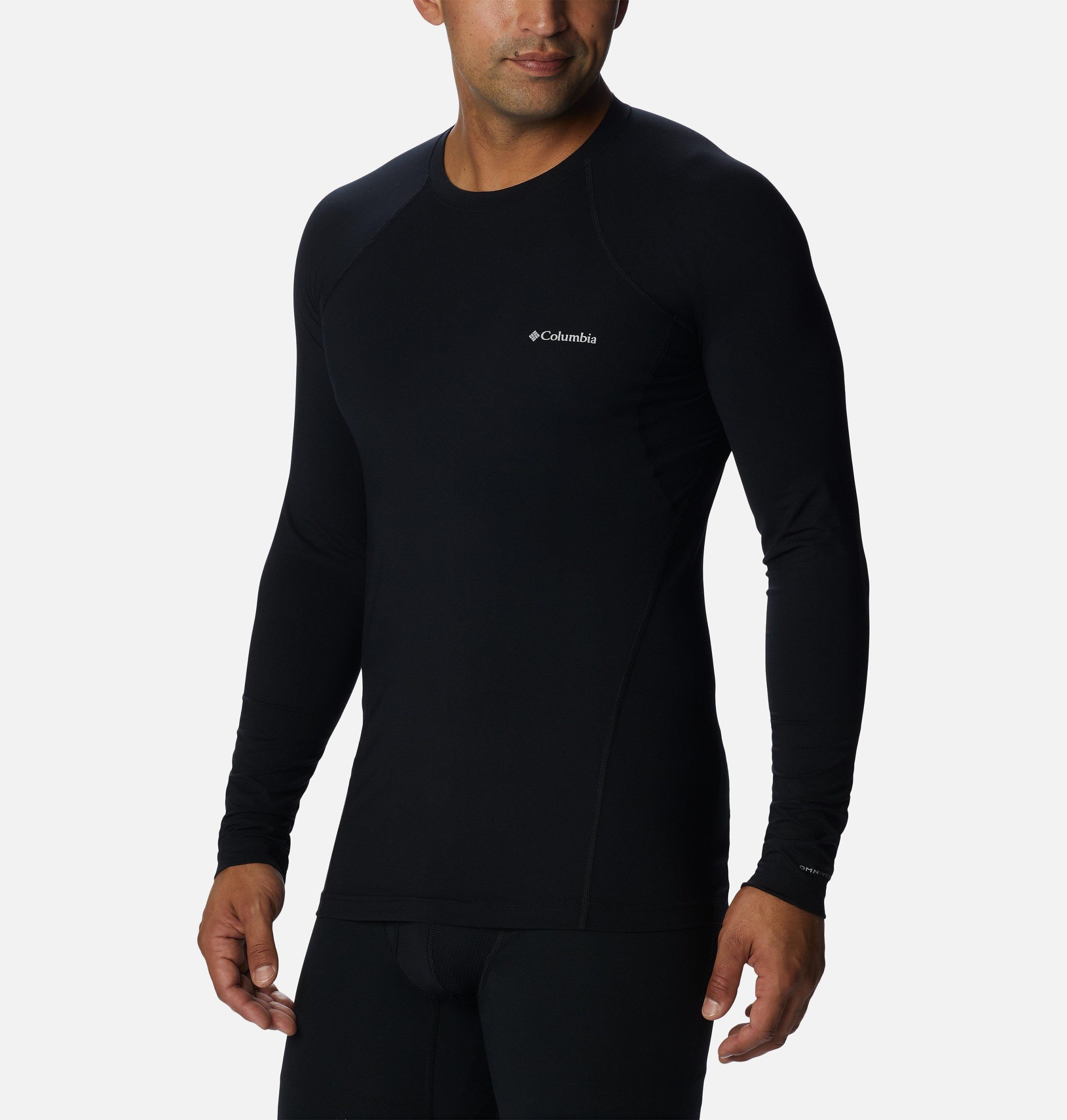 herre mellomvekts baselayer crew-skjorte – tall